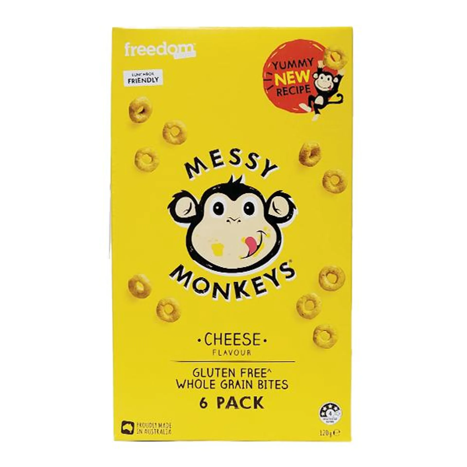 Messy Monkeys Cheese 6pk