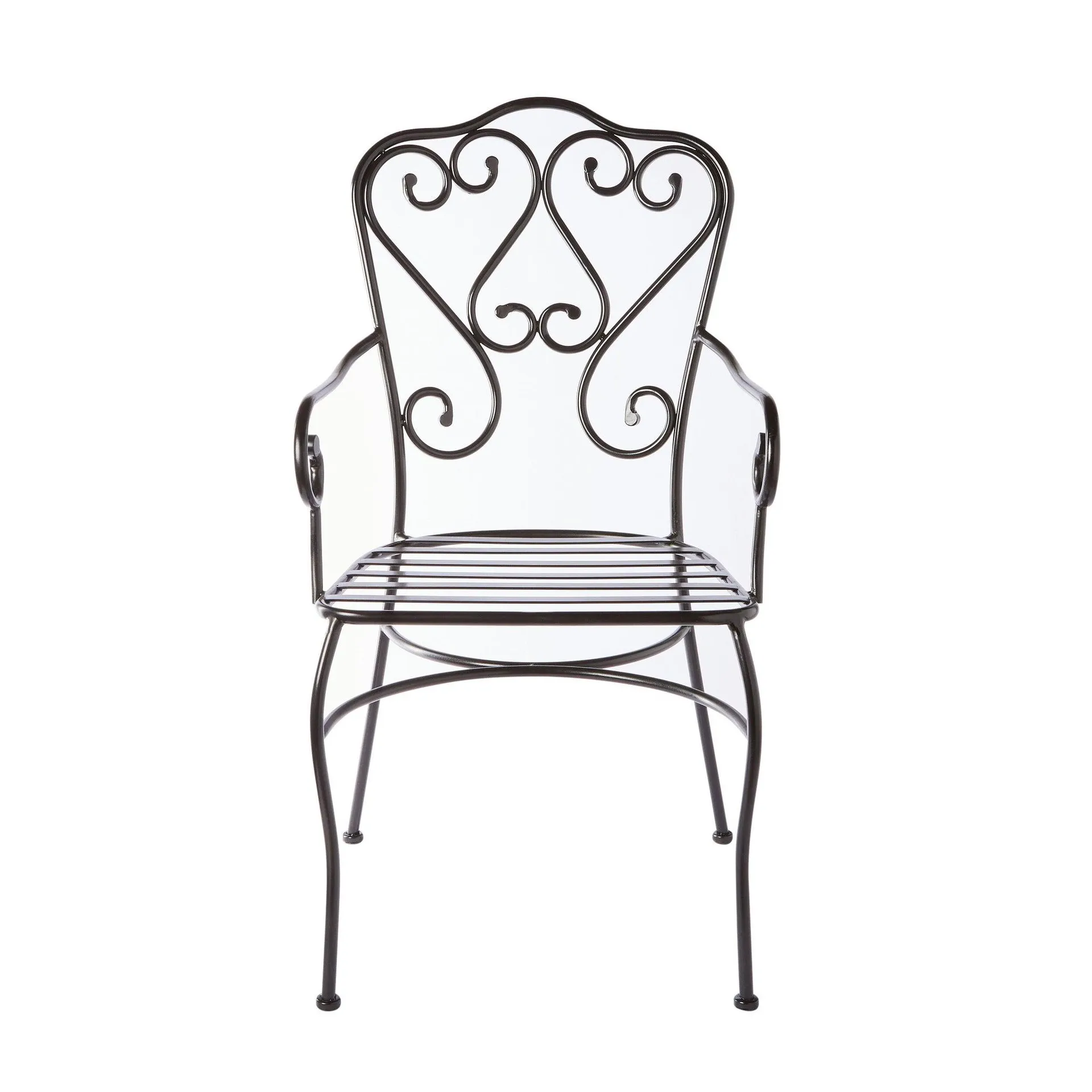 Manette Outdoor Dining Chair Black M2