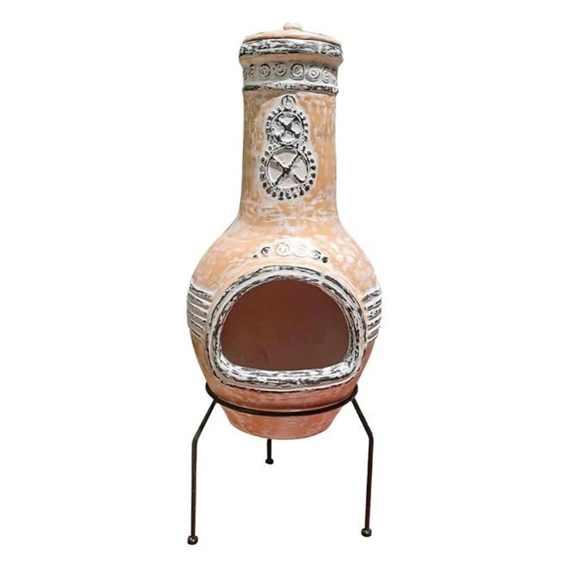 Stratco Aztec Terracotta Chimenea