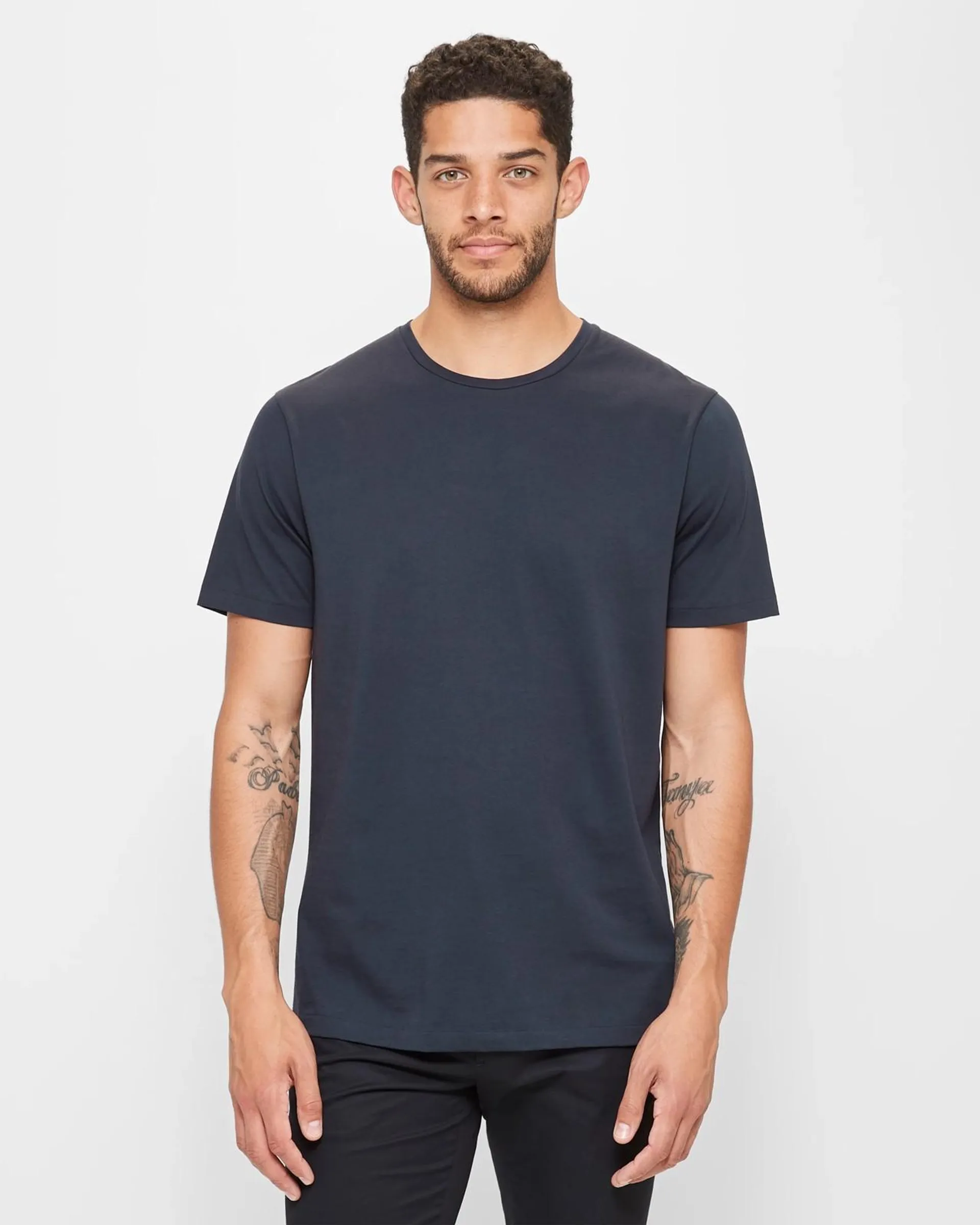 Supima Cotton T-Shirt - Preview - Navy Blue