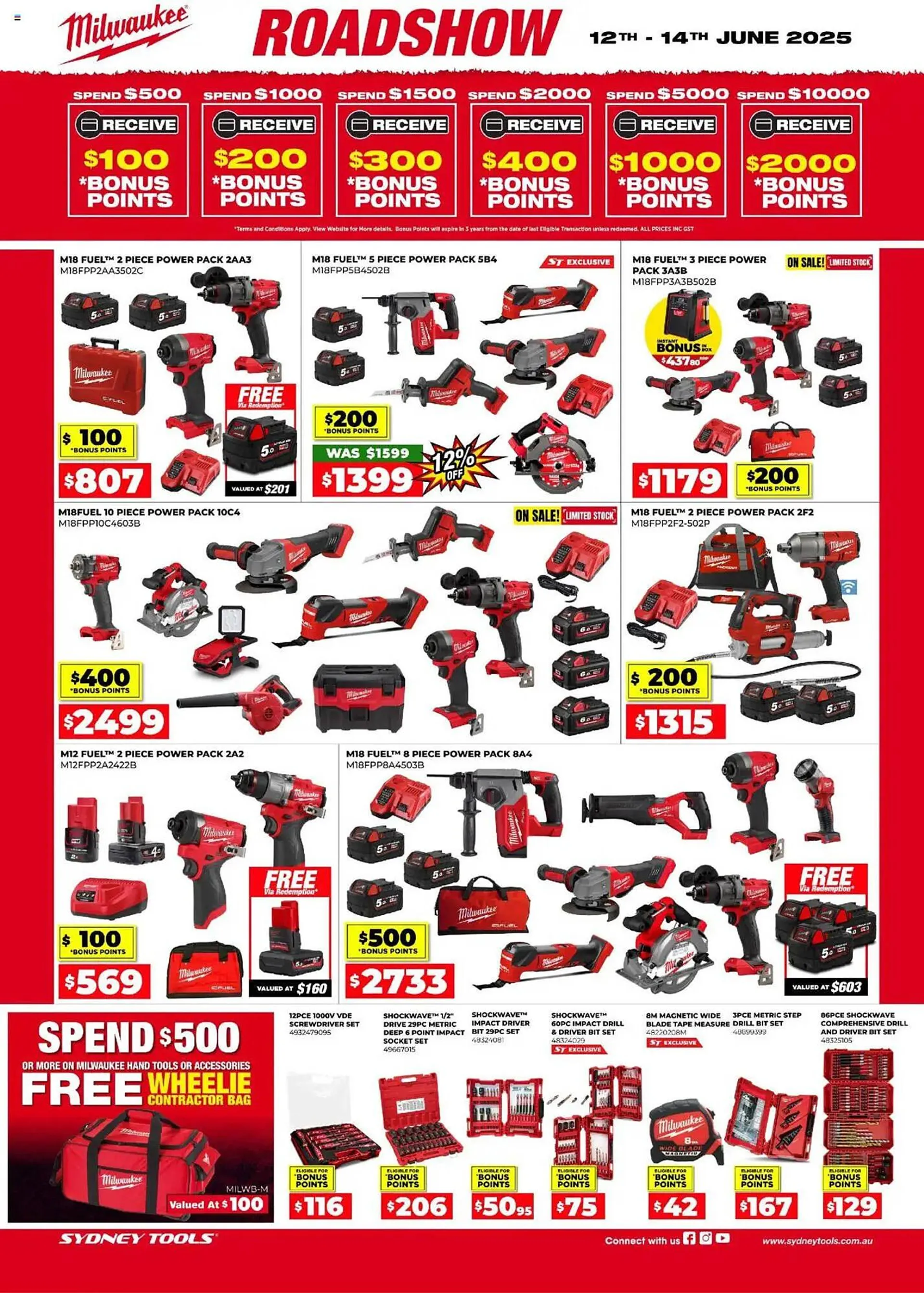 Sydney Tools catalogue - Catalogue valid from 11 June to 14 June 2025 - page 1