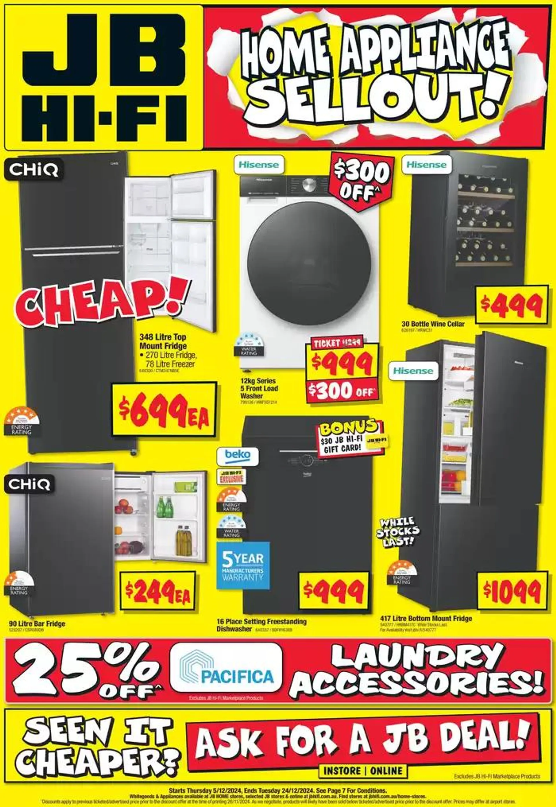 Home Appliance Sellout! - 1