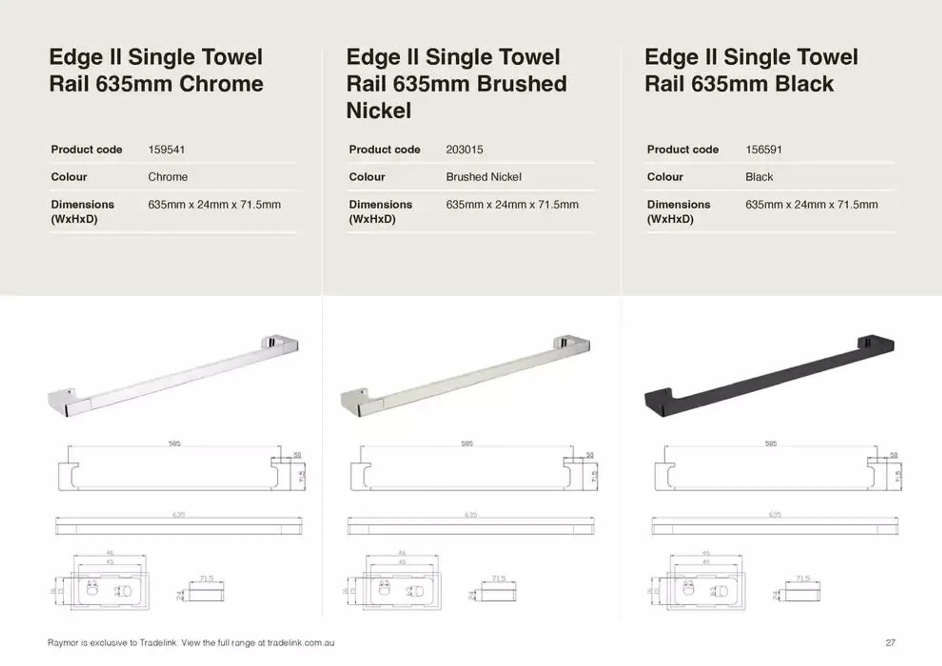 Raymor Brochure Accessories 2025 - Catalogue valid from 24 December to 31 January 2025 - page 27