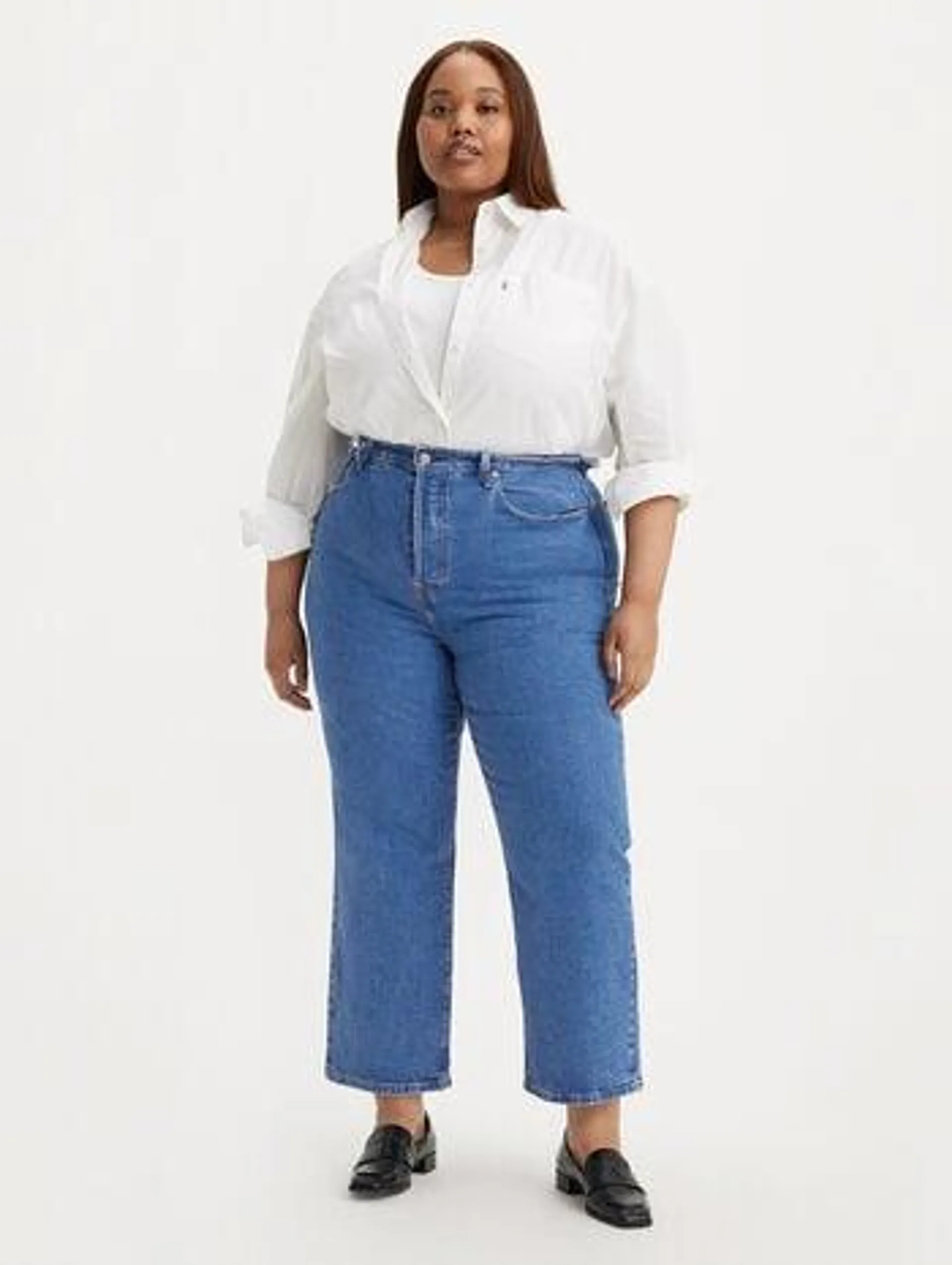 Levi’s® Women's Ribcage Straight Ankle Jeans (Plus Size)