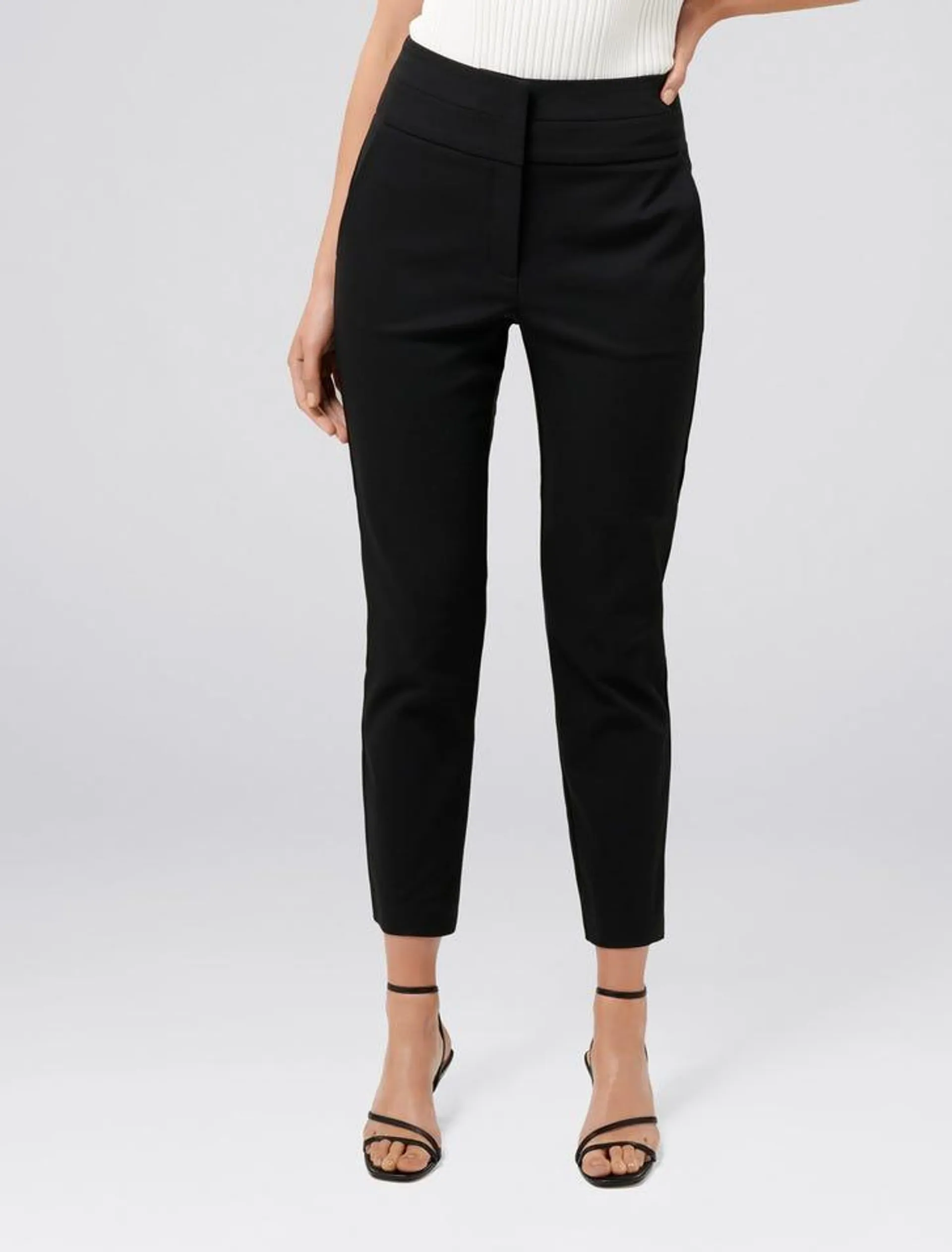 Georgia High-Waist Cropped Pants