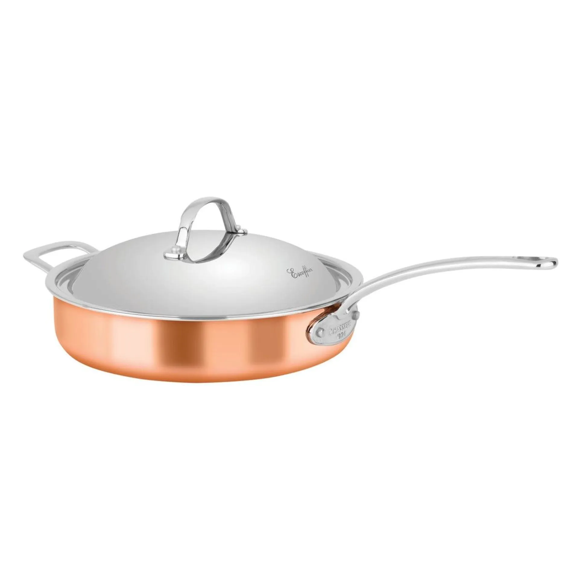 Chasseur Escoffier Induction Sauté Pan with Lid 28cm