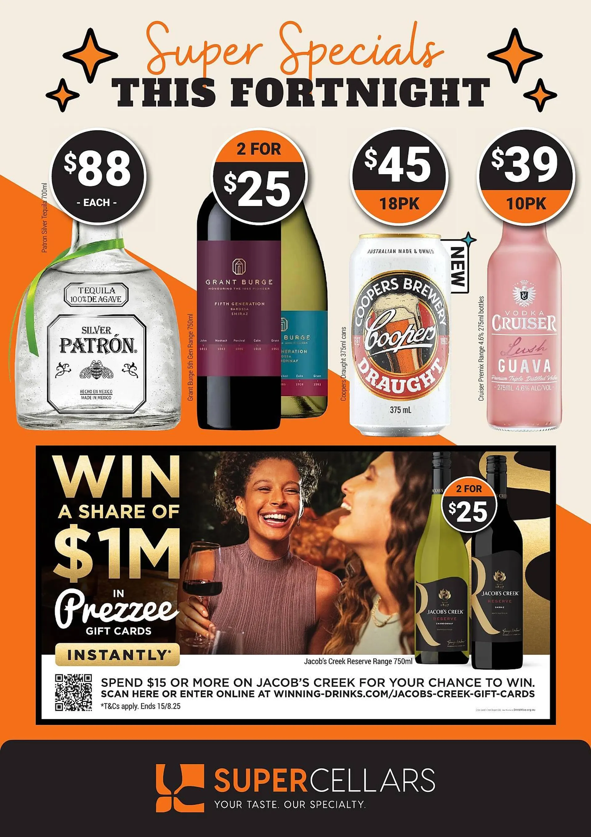Super Cellars catalogue - Catalogue valid from 16 July to 29 July 2025 - page 1