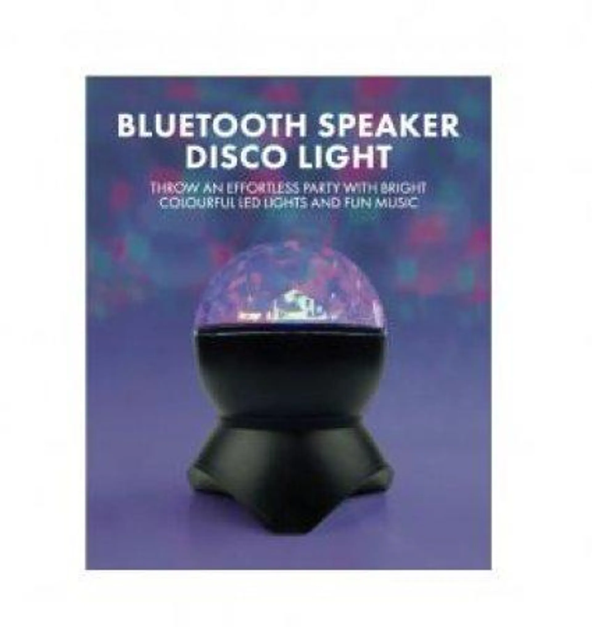 Bluetooth Speaker Disco Light