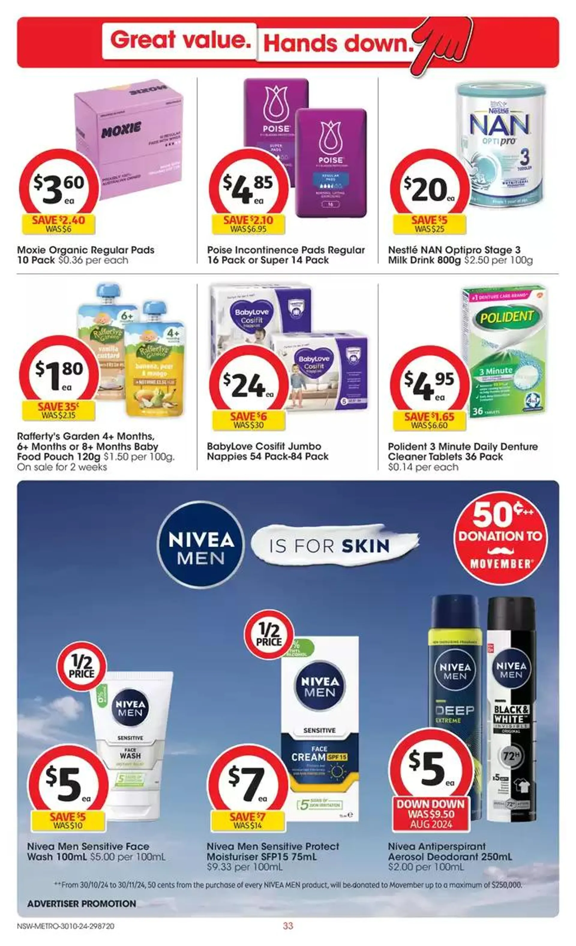 Great Value. Hands Down. - 30th October - Catalogue valid from 30 October to 5 November 2024 - page 33