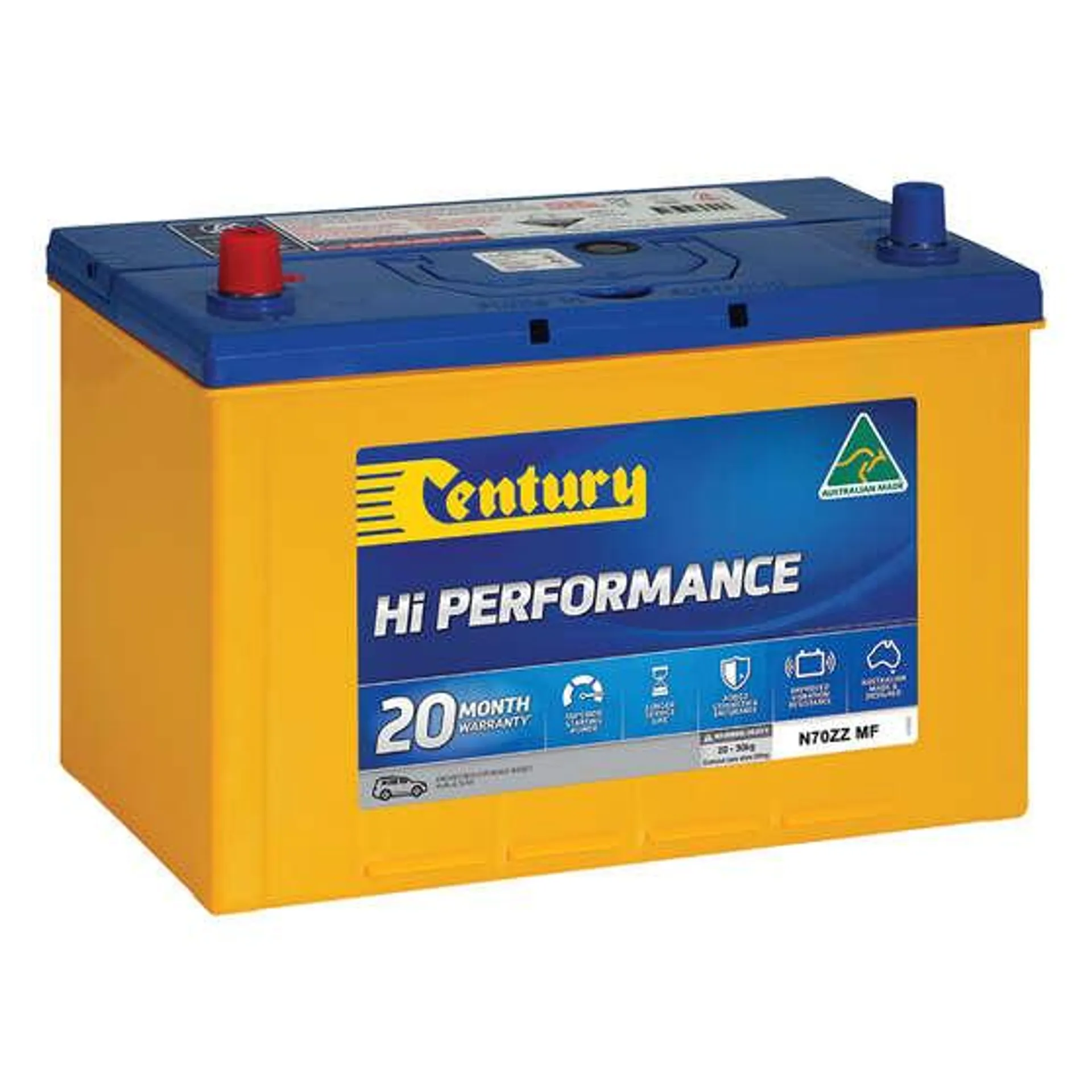 Century Hi Performance 4WD Battery N70ZZ MF