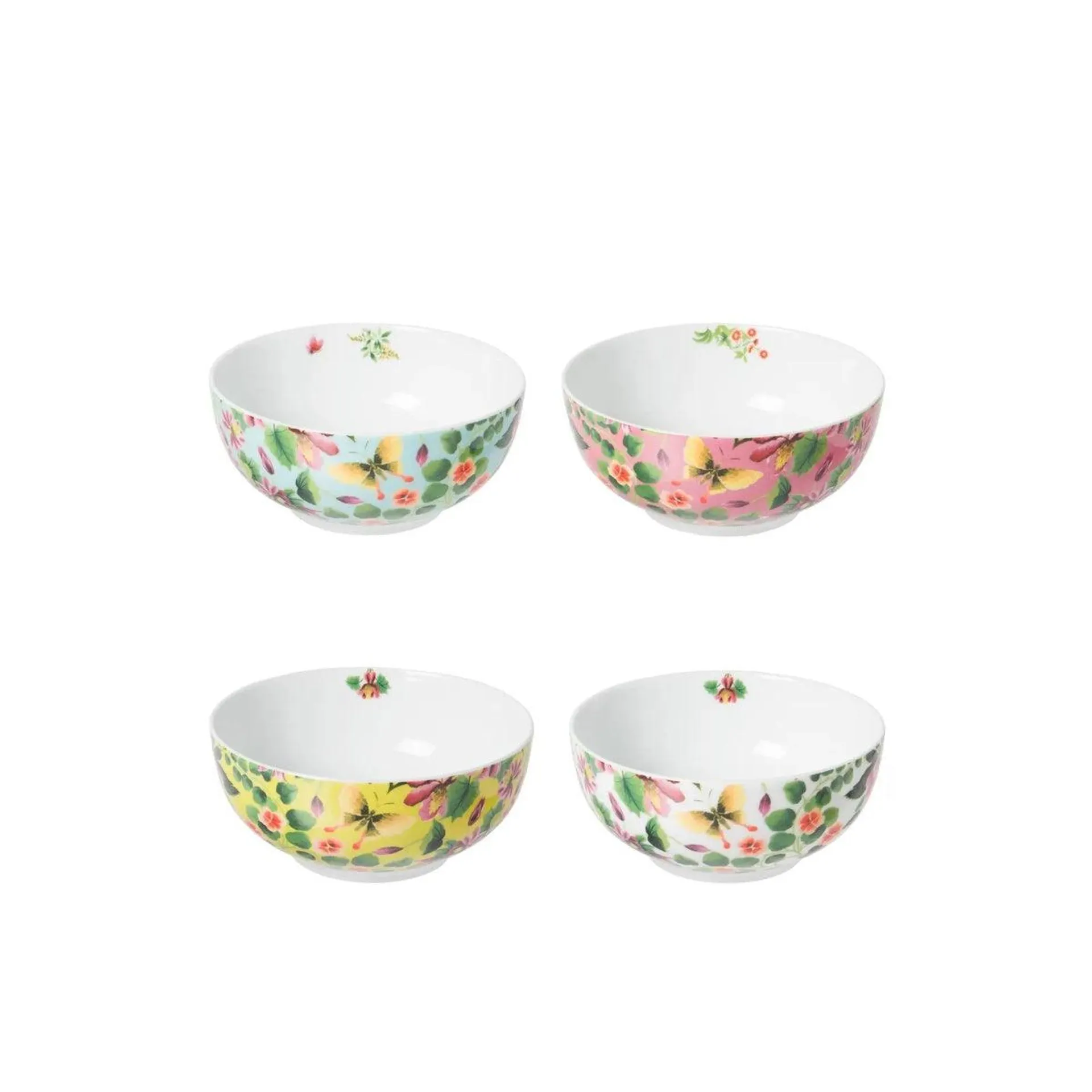 Designers Guild Ikebana Damask Cereal Bowl 16cm (Set of 4)