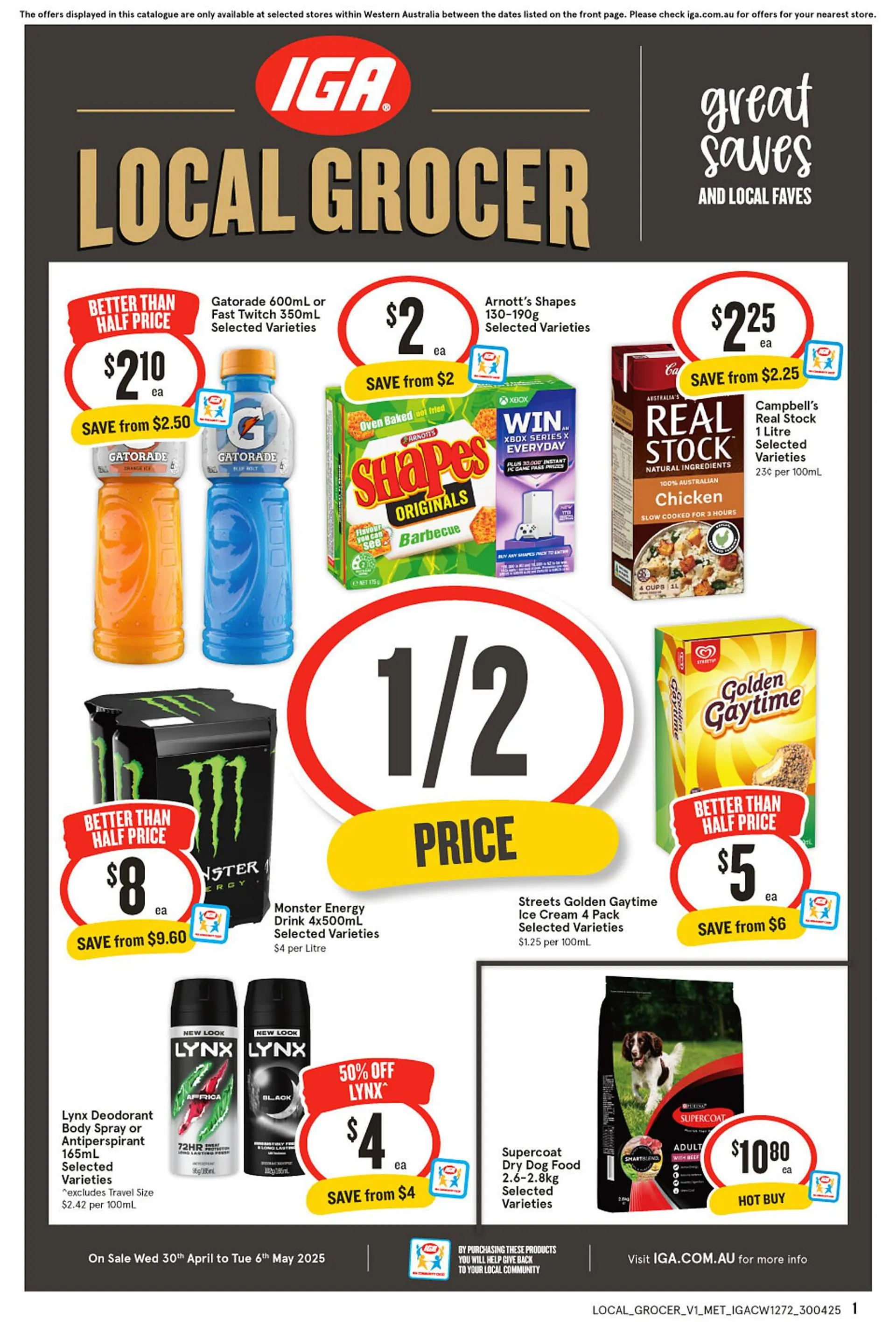IGA catalogue - 1