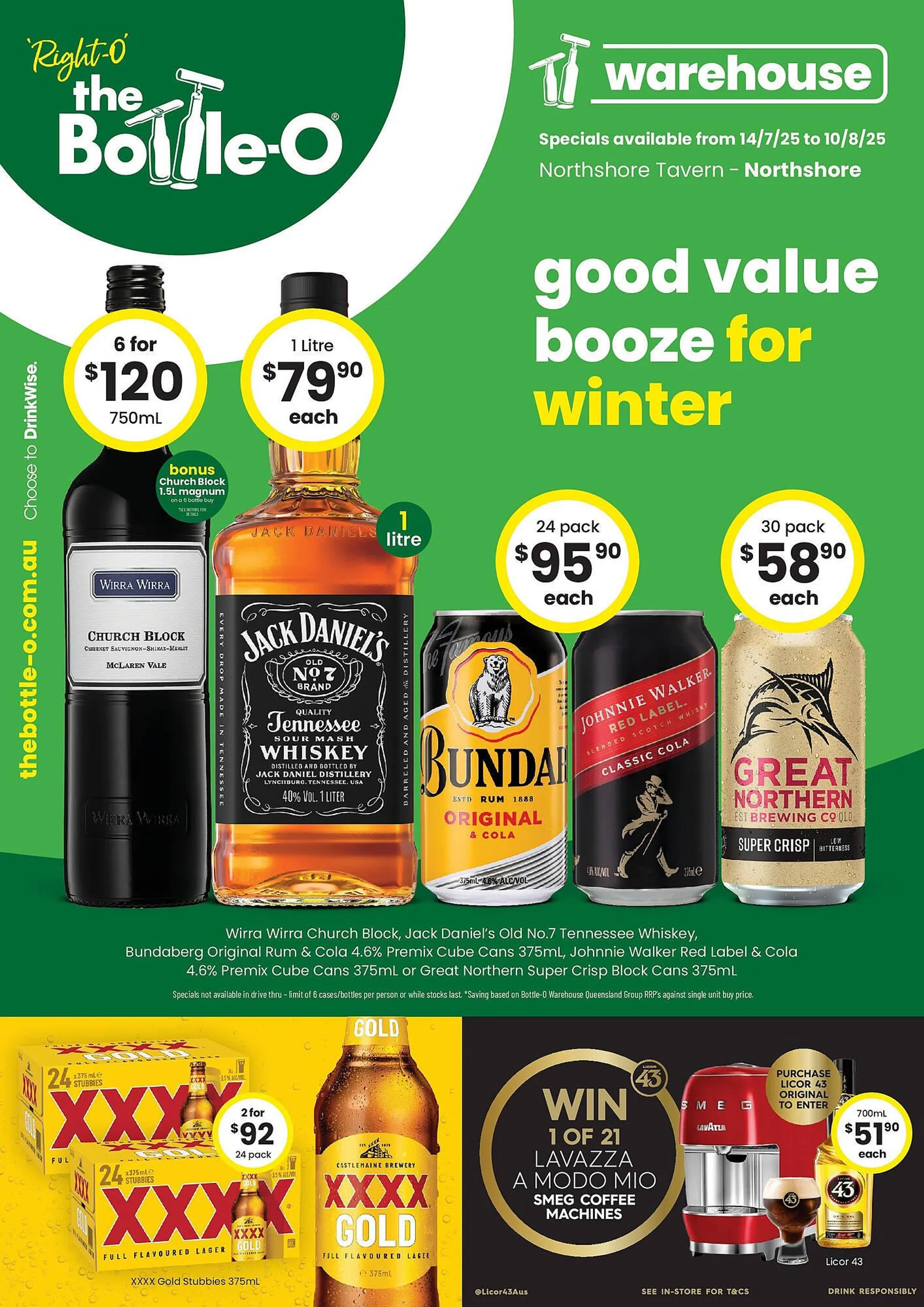 The Bottle O catalogue - Catalogue valid from 13 July to 10 August 2025 - page 1