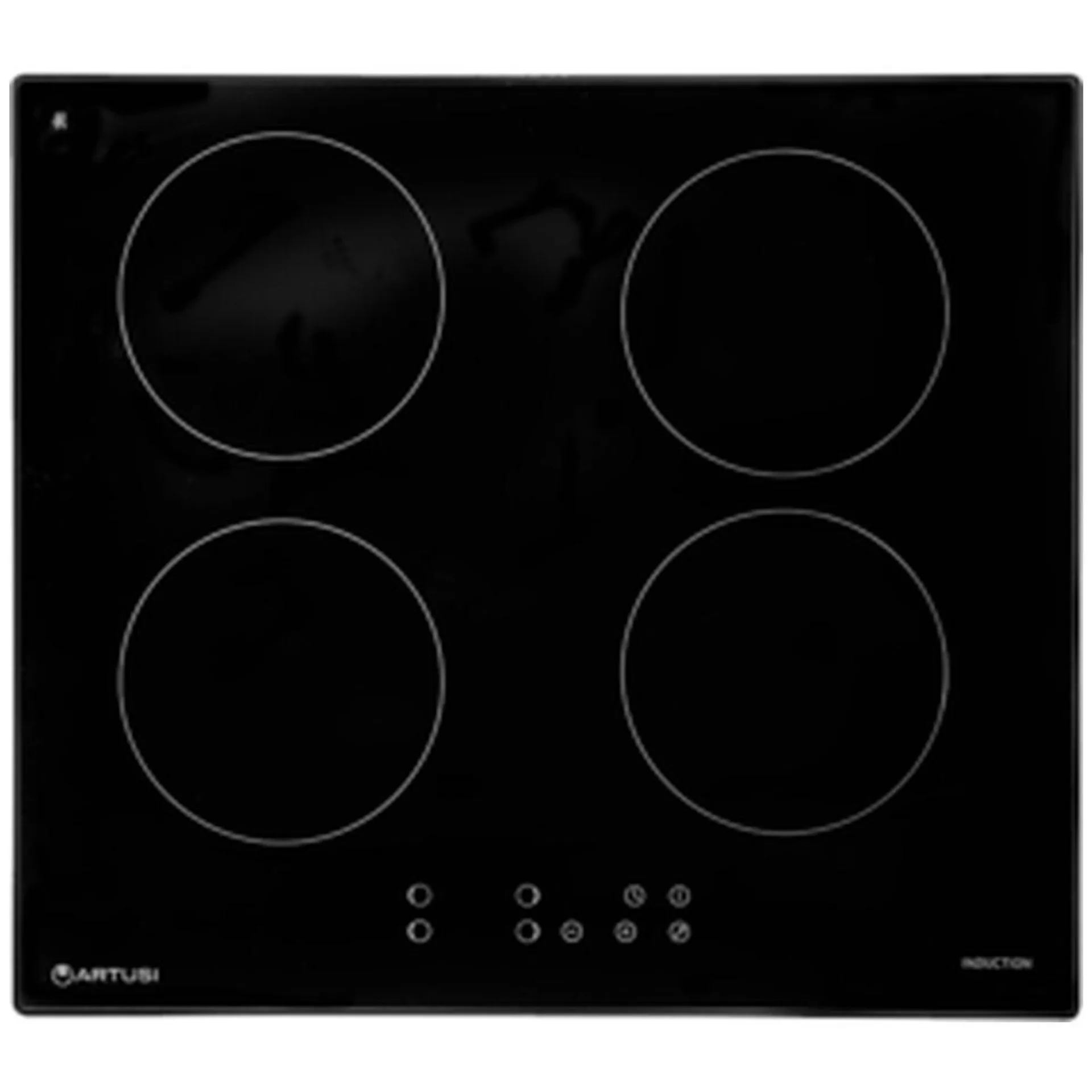 Artusi 60cm 4 Zone Plug-In Induction Cooktop CAID4PG