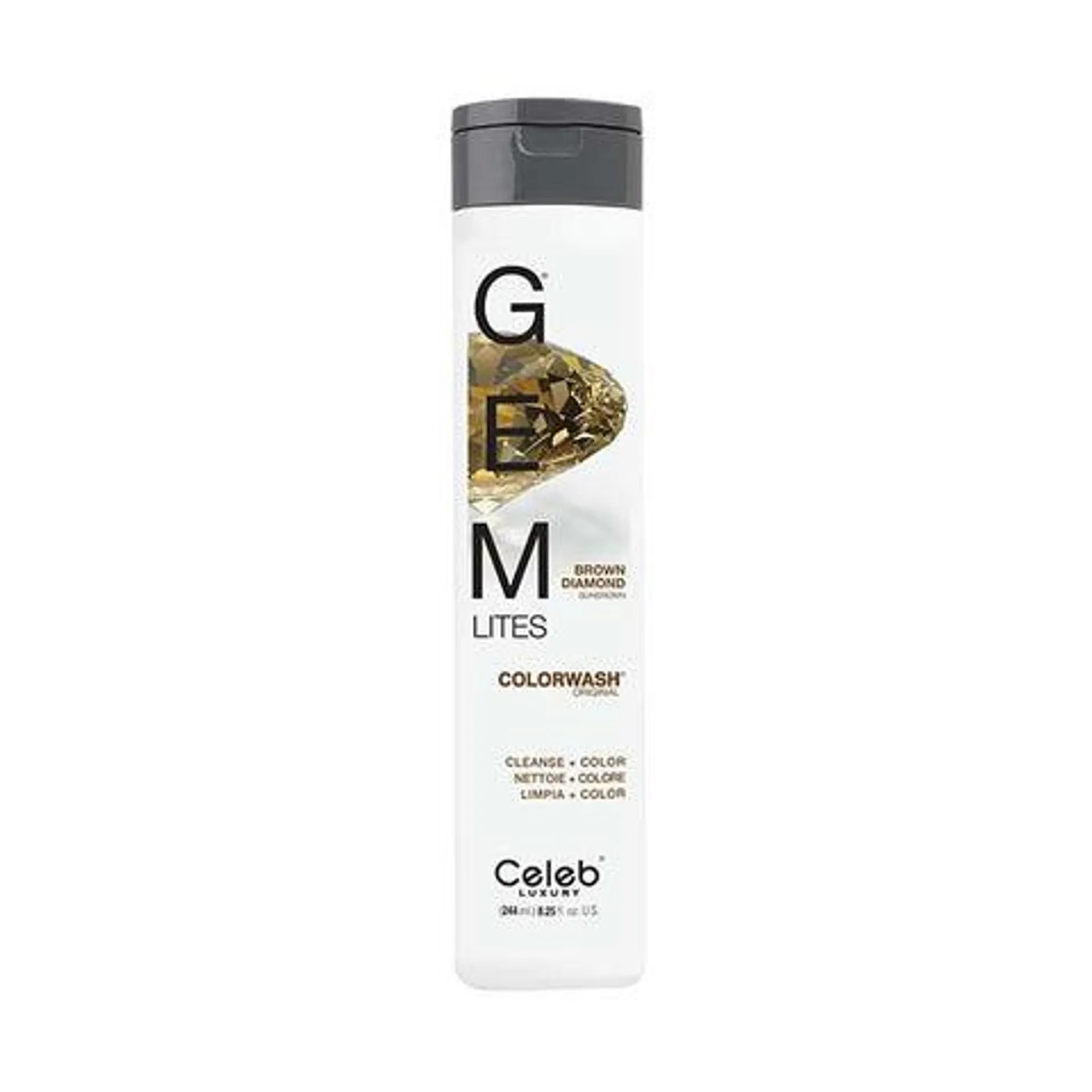 Celeb Luxury Gem Lites Colourwash Original Brown Diamond 244ml