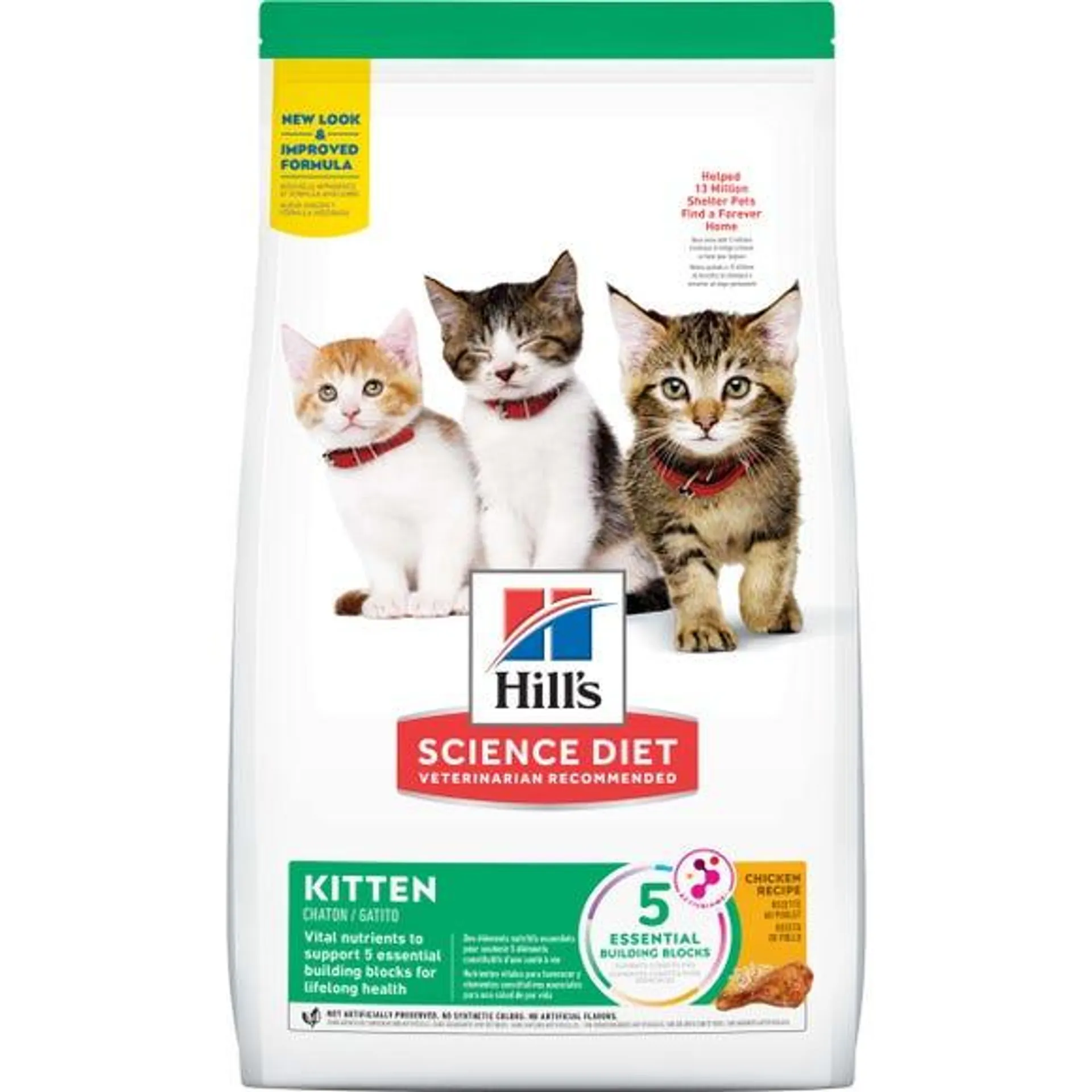 Hill'S Science Diet Kitten Chicken Dry Cat Food 10Kg