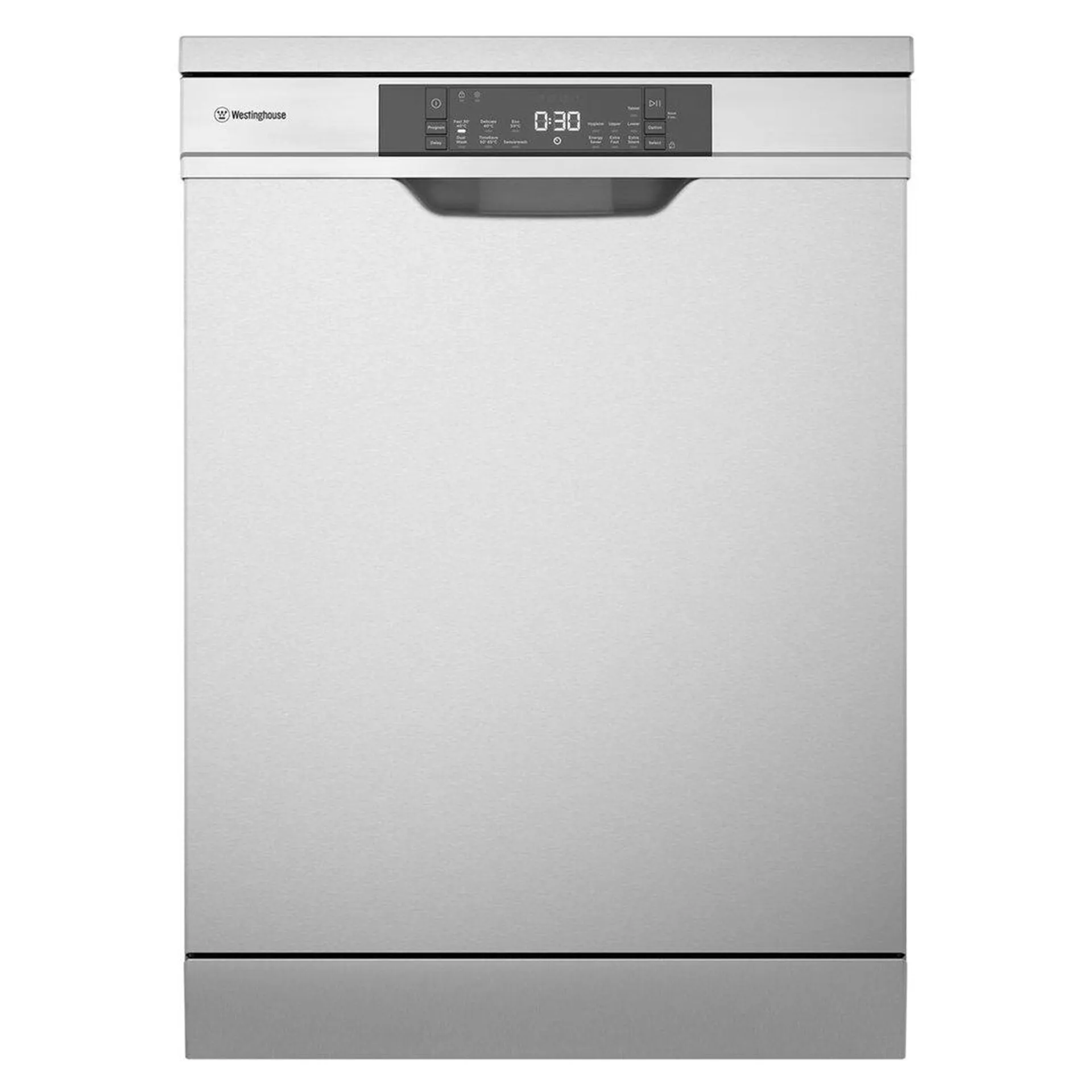 Westinghouse 60cm Freestanding Dishwasher, Stainless Steel, with 15 Place Settings WSF6606XB