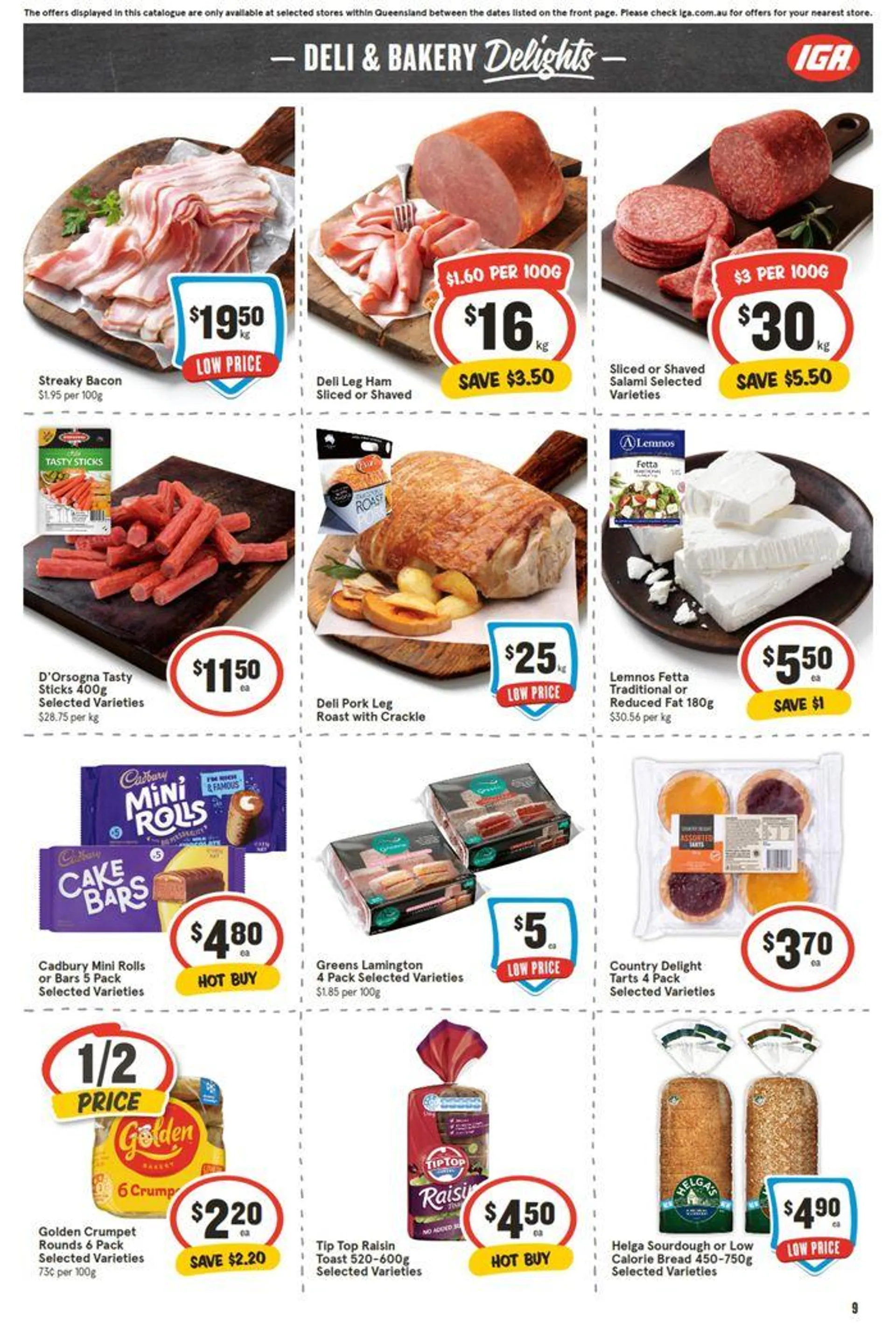 IGA - 1/2 Price - 03/07 - Catalogue valid from 3 July to 9 July 2024 - page 9