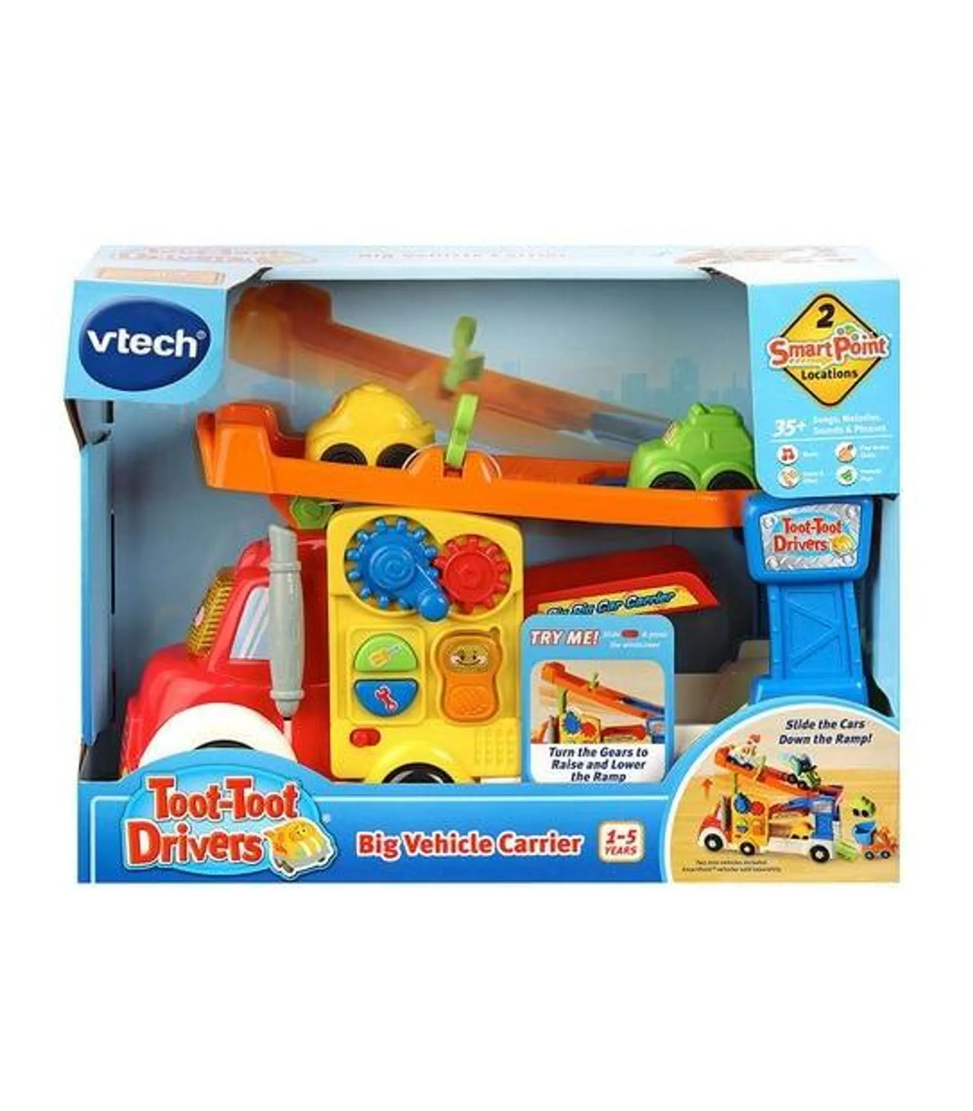 VTech Toot-Toot Drivers Big Vehicle Car Carrier