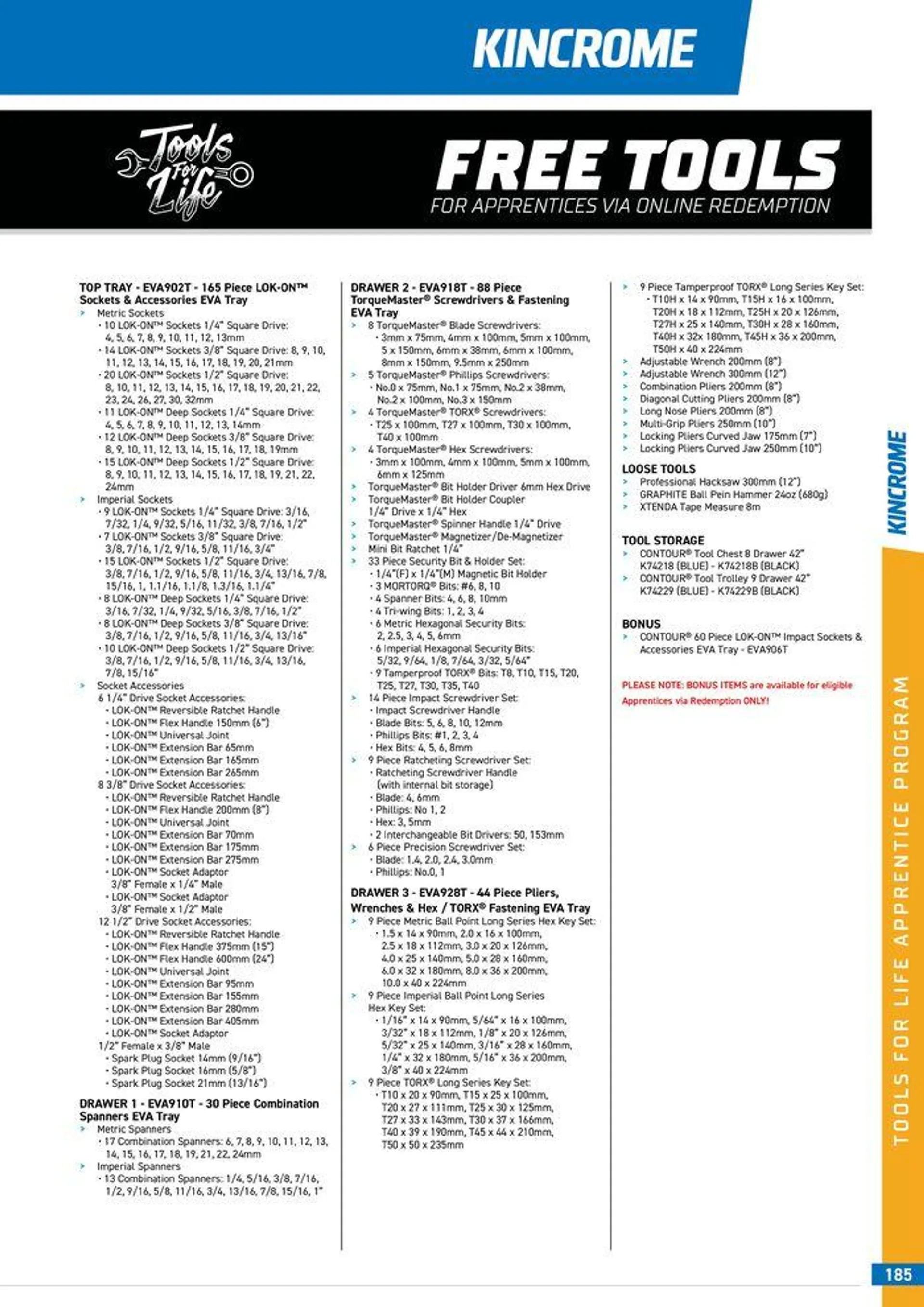 Product Guide 2024 - Catalogue valid from 25 March to 31 December 2024 - page 187