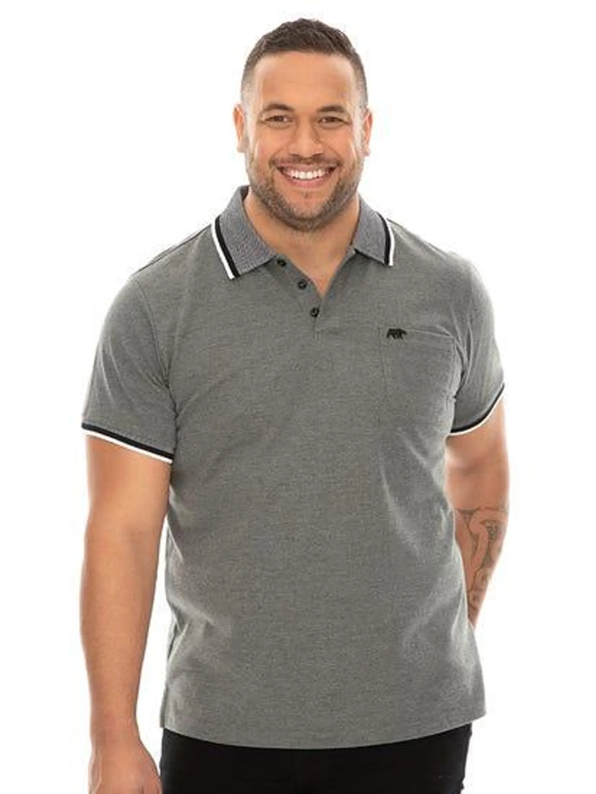 DBK Grey Melange Polo