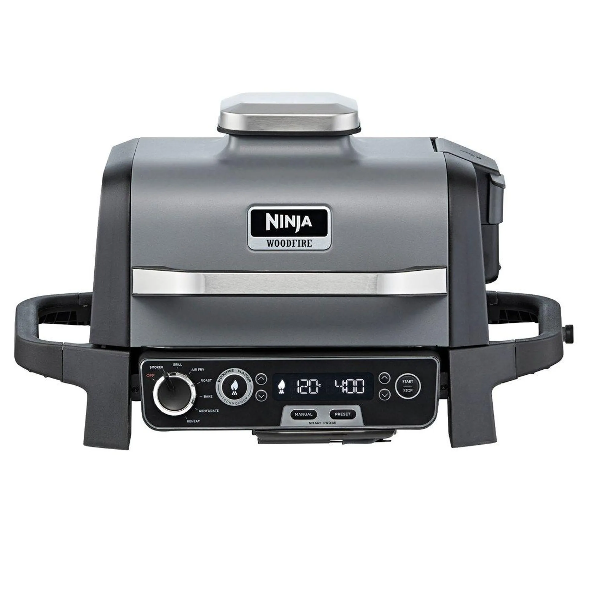 Ninja Outdoor Woodfire Electric BBQ Grill & Smoker with Smart Probe OG751