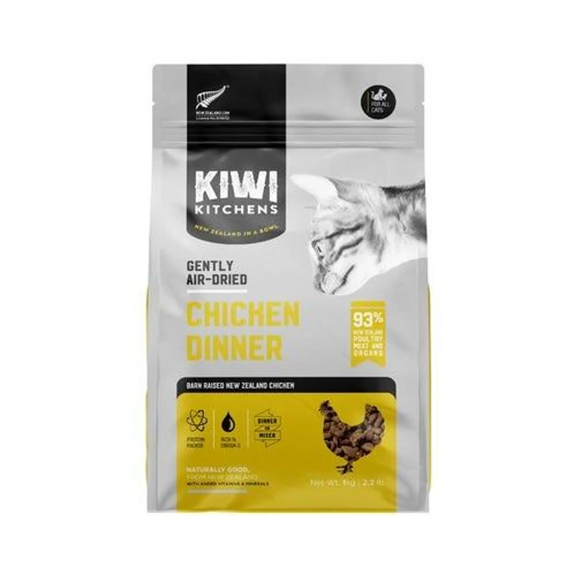 KIWI KITCHENS Cat Air Dried Chicken 1kg