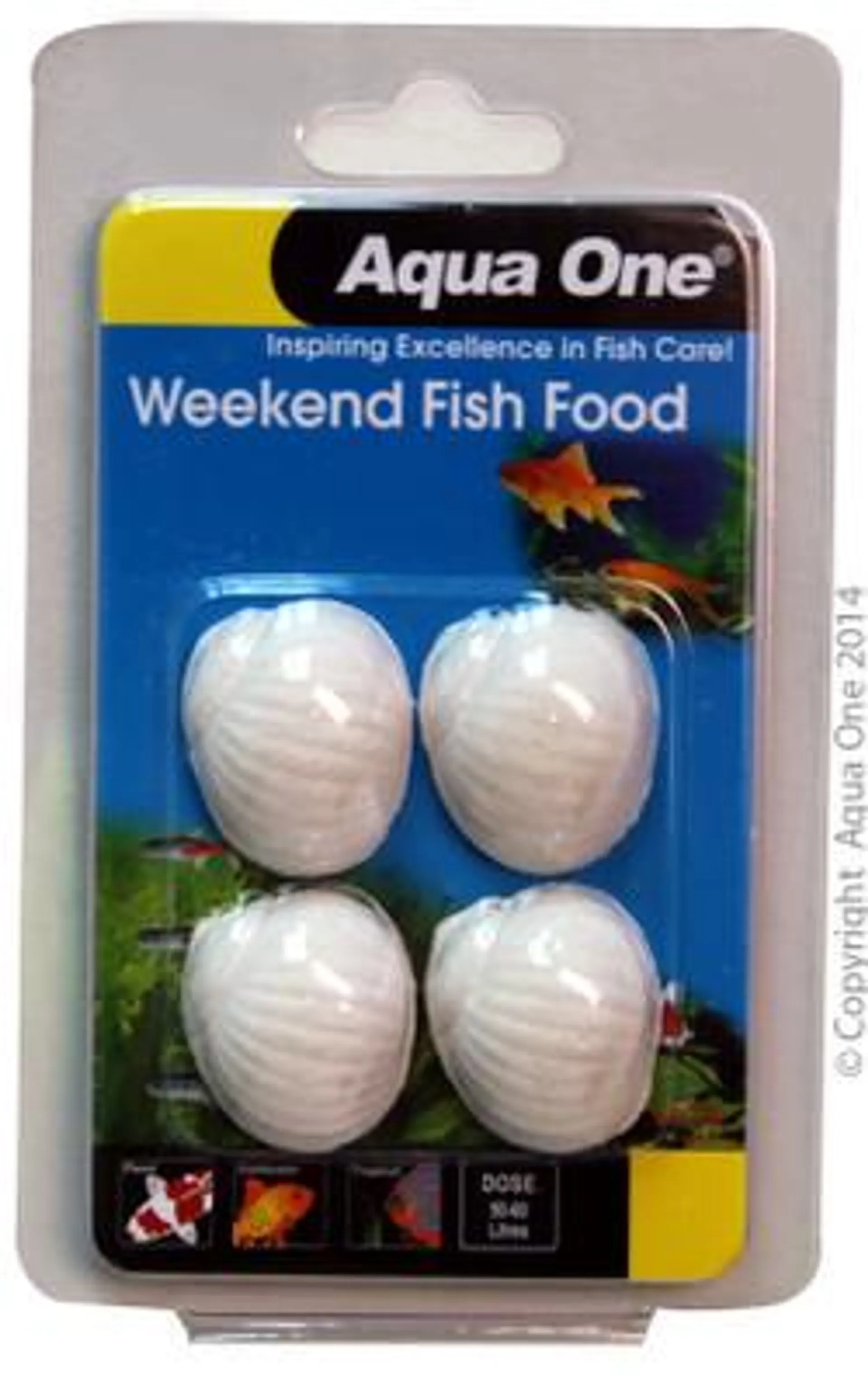Aqua One Block Weekend Fish Food