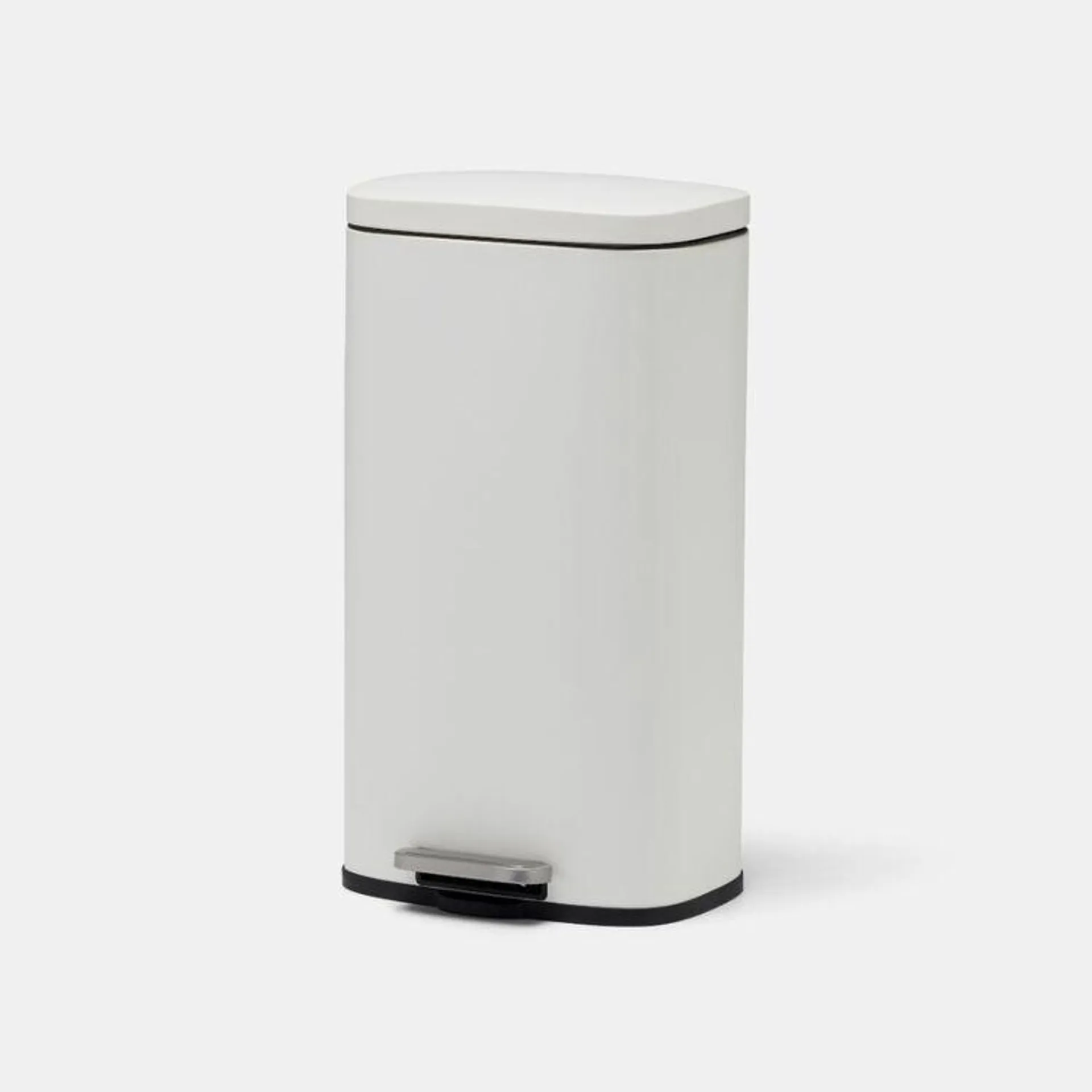 Soren Soft Close 30L Pedal Bin Matte White