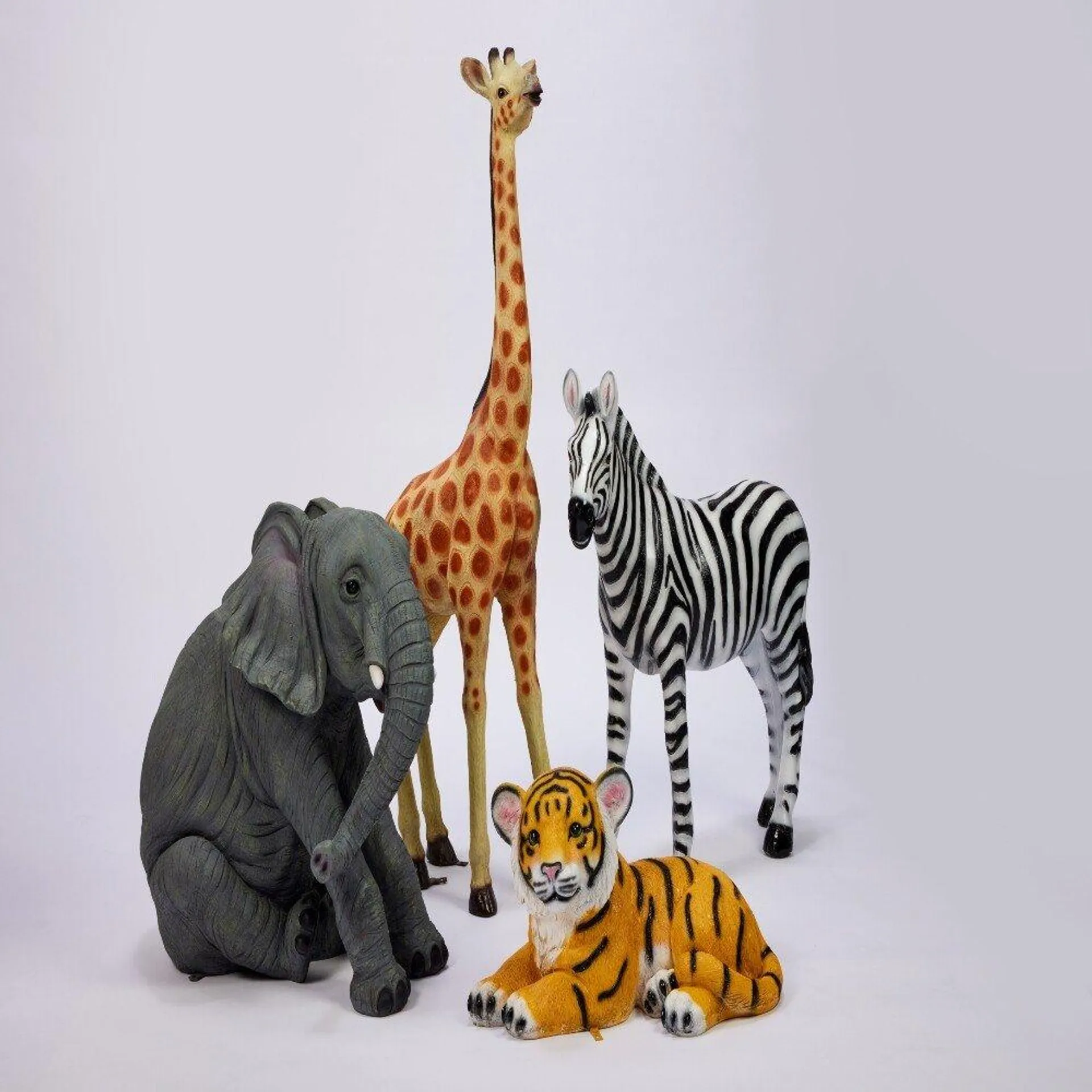 Safari Animals Set of 4 HIRE Ea