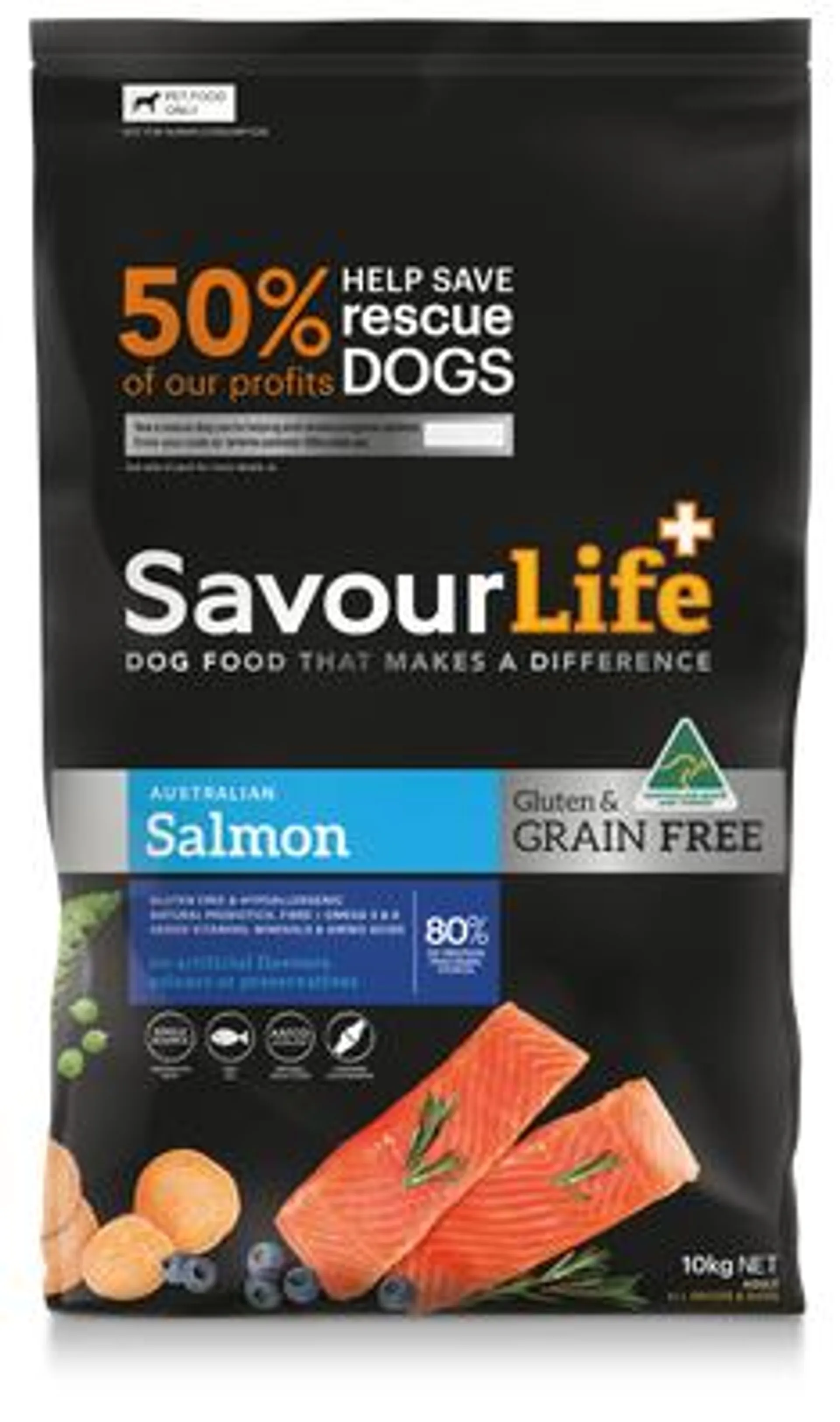 SavourLife Grain Free Dry Dog Food Salmon