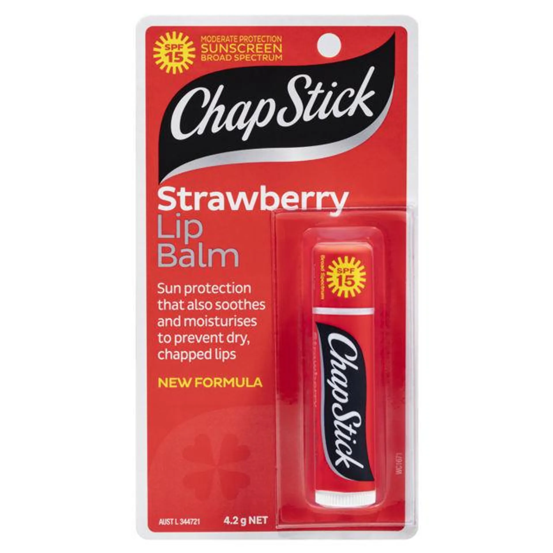 Chapstick Lip Balm Strawberry SPF15 - 4.2g