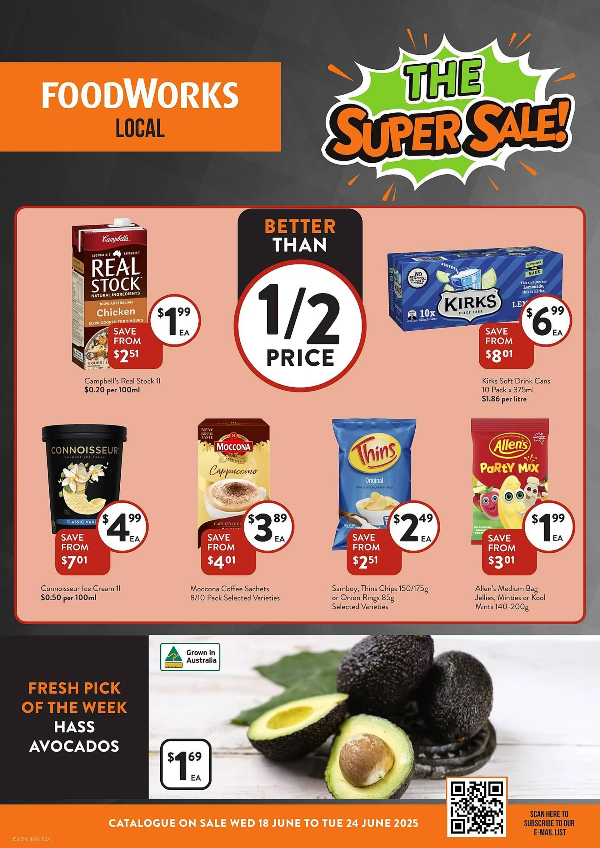 Foodworks catalogue - Catalogue valid from 18 June to 24 June 2025 - page 1