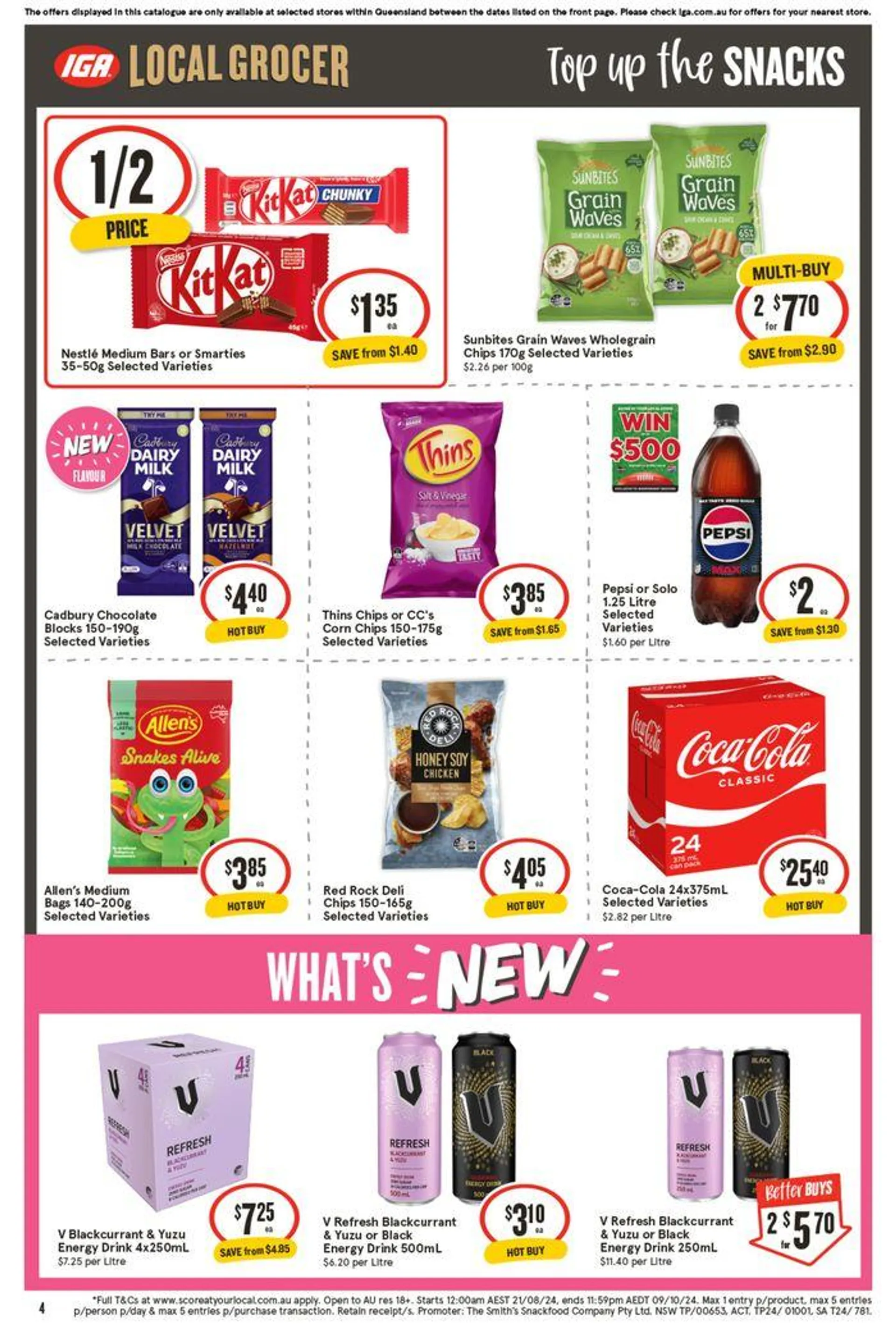 IGA - 1/2 Price - 04/09 - Catalogue valid from 4 September to 10 September 2024 - page 4