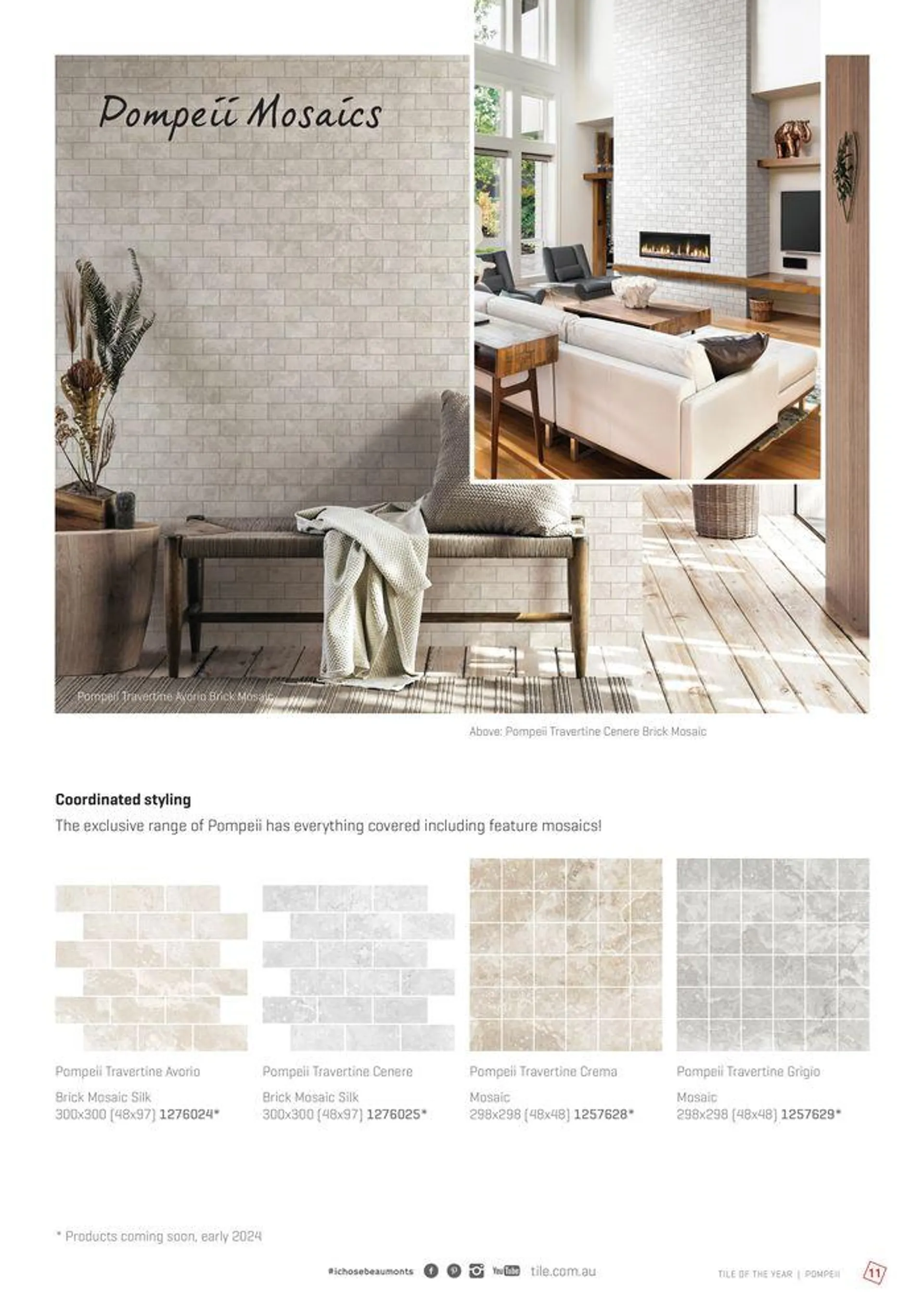 Tile of the Year 2024 - Pompeii - Catalogue valid from 18 December to 31 December 2024 - page 11