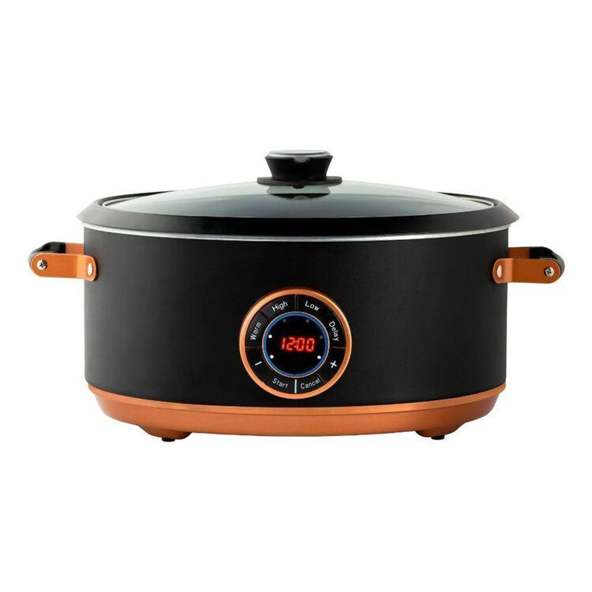 Smith + Nobel 6.5L Digital Slow Cooker Black/Rose Gold SNDSC700BRG