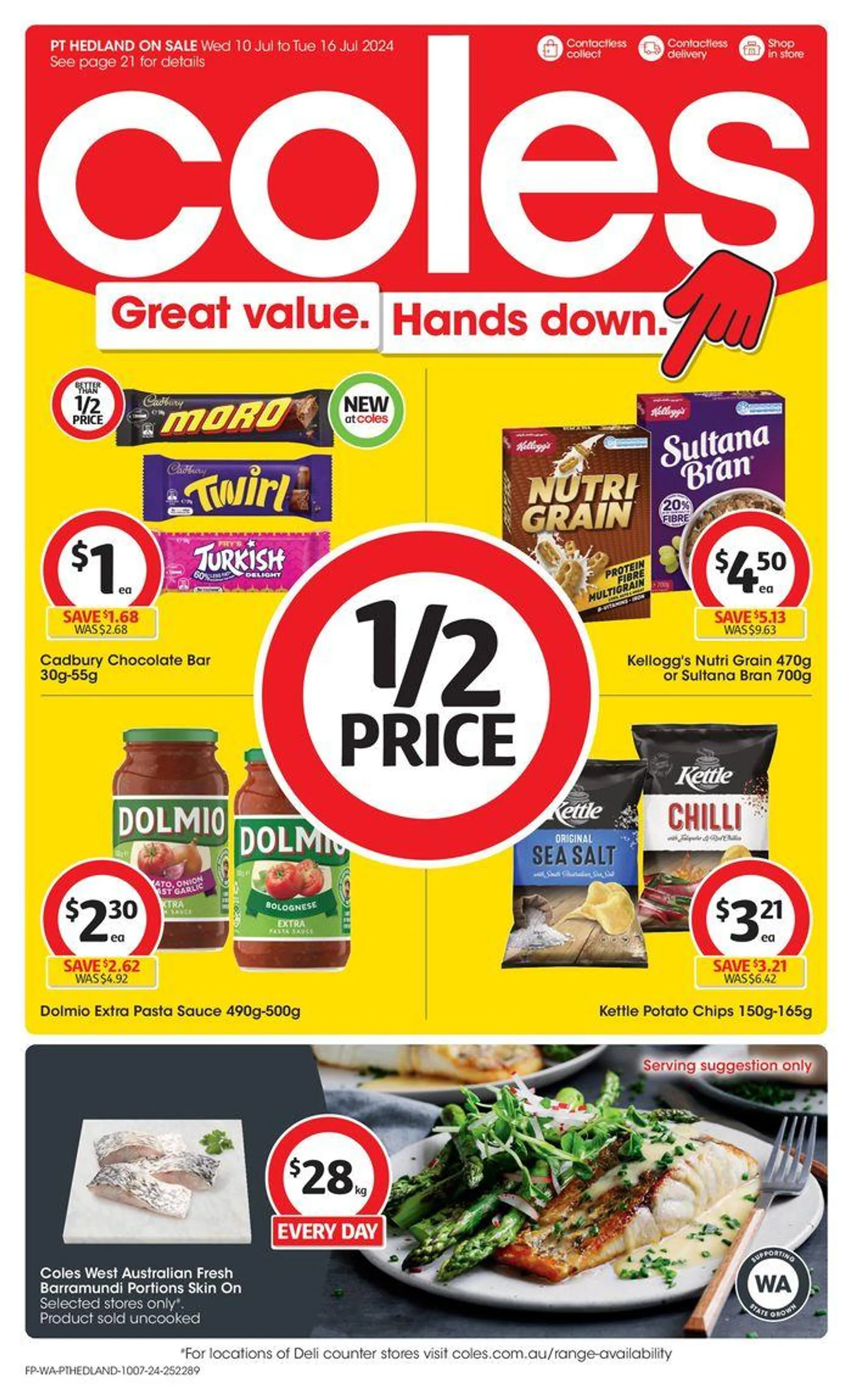 Great Value. Hands Down. - 10th July - Catalogue valid from 10 July to 9 June 2024 - page 1