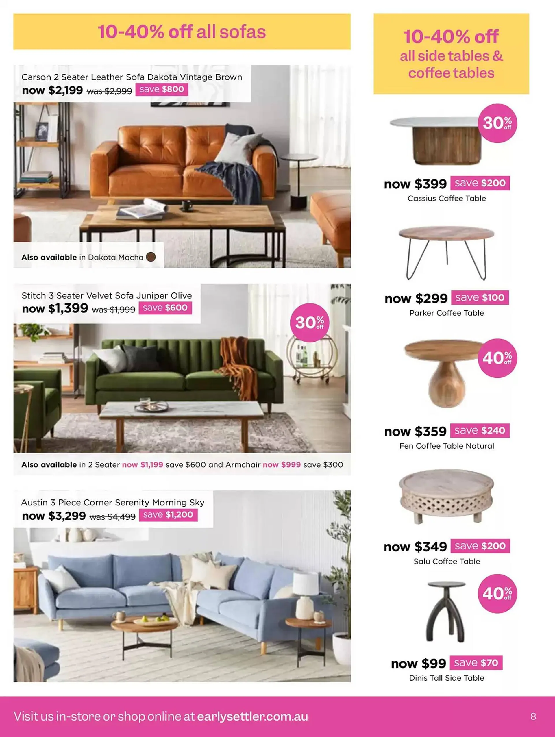 Early Settler catalogue - Catalogue valid from 16 April to 11 May 2025 - page 8