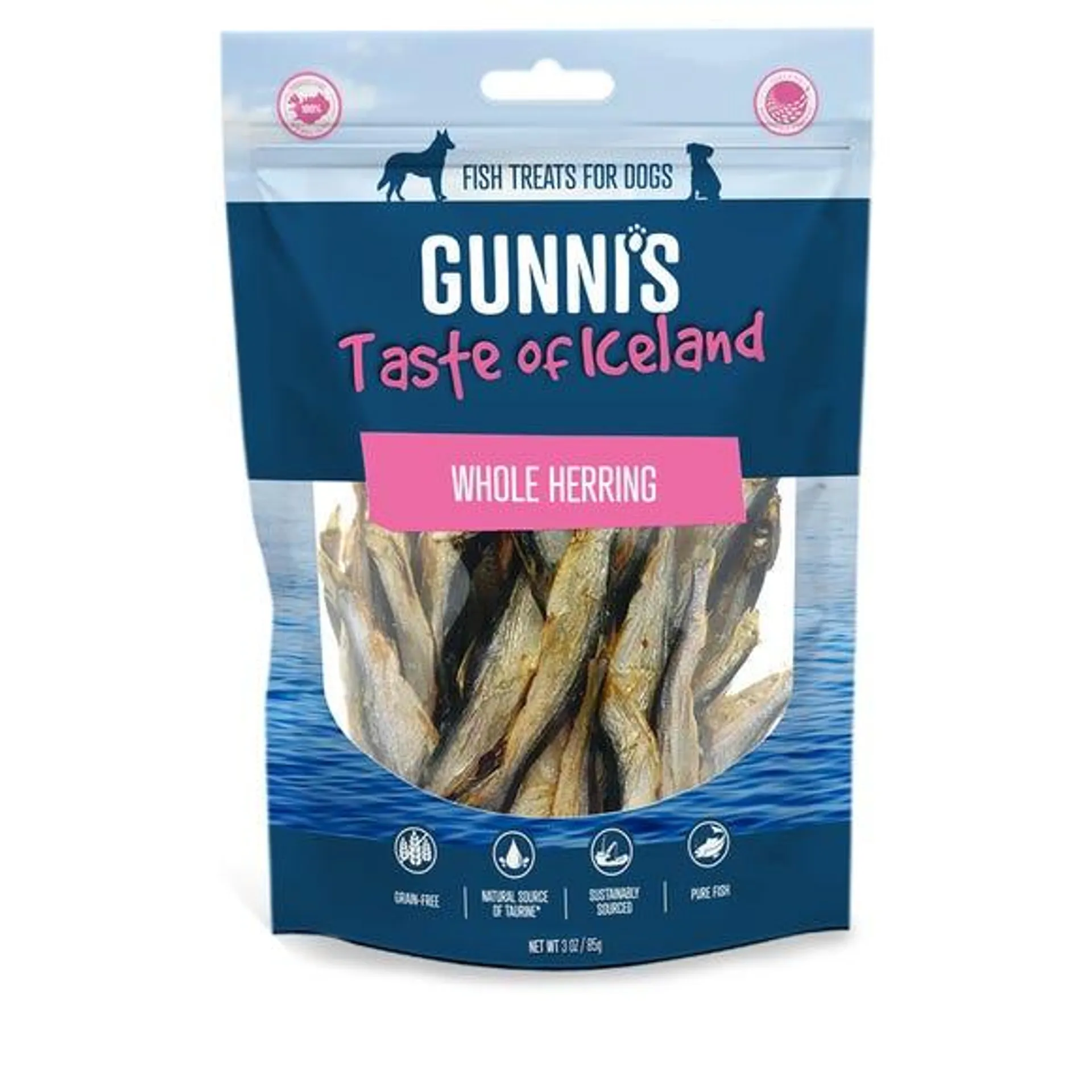 GUNNI'S Dog Treats Whole Herring 85g