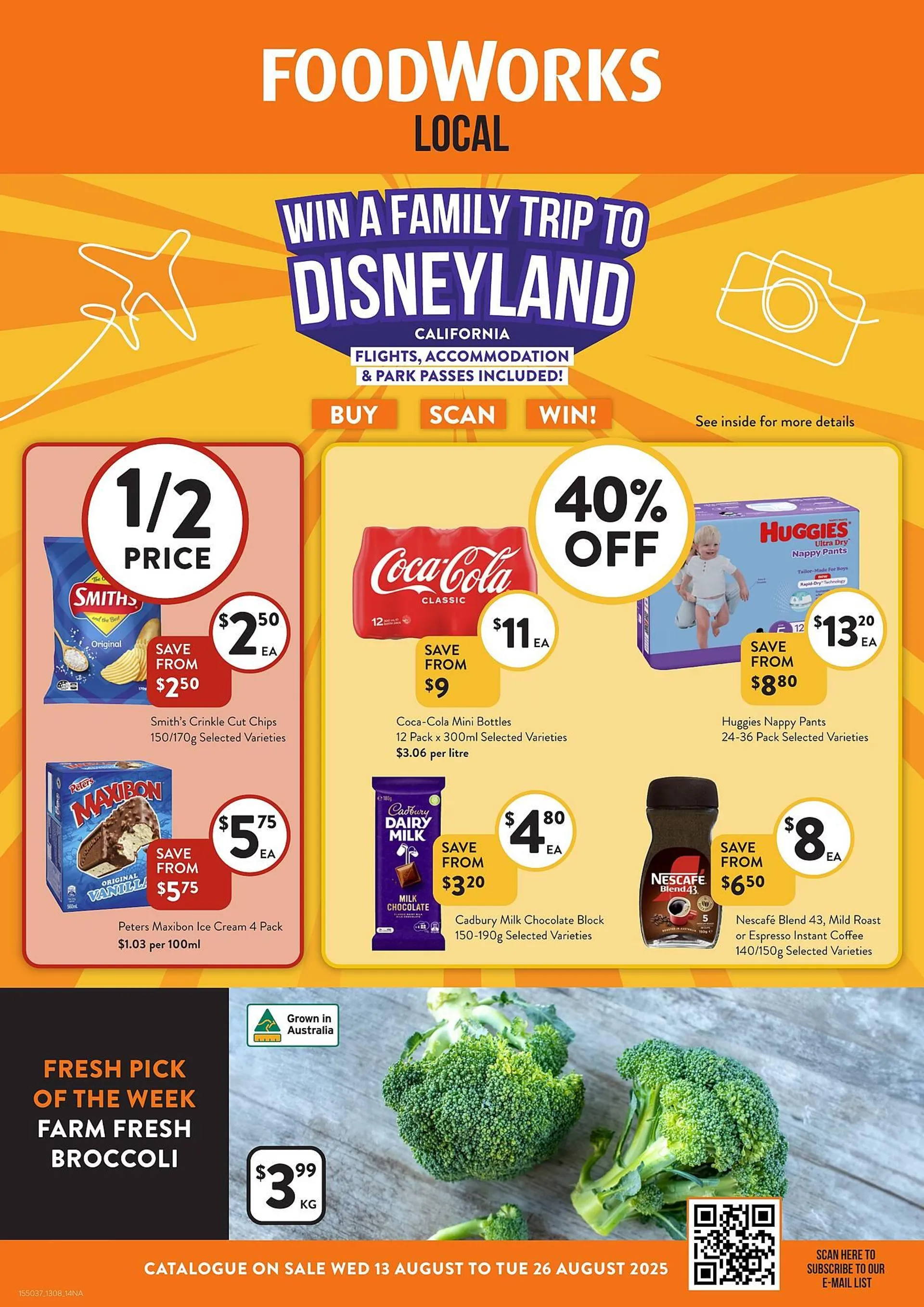 Foodworks catalogue - Catalogue valid from 13 August to 19 August 2025 - page 1