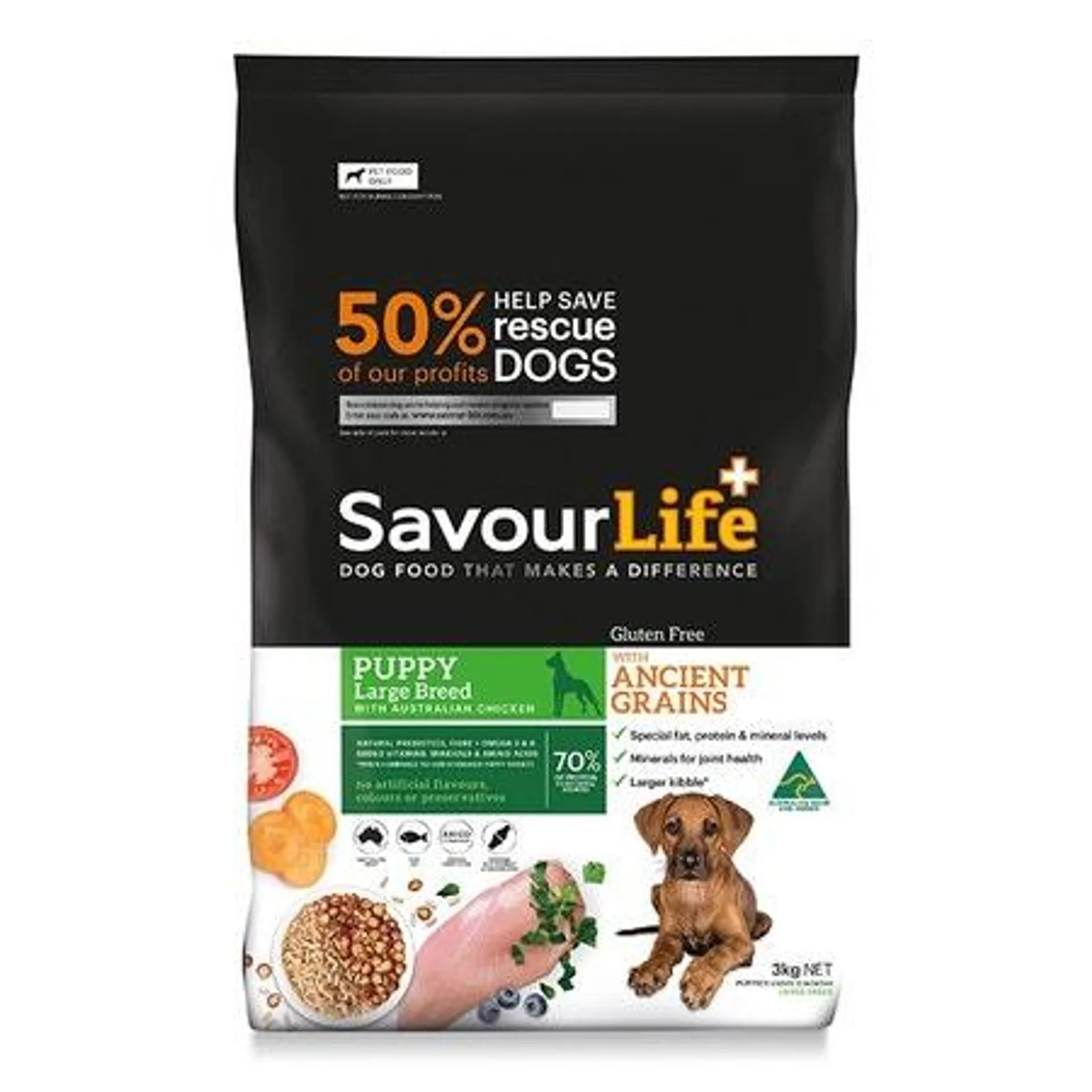 SavourLife Ancient Grains Lg Brd Puppy Food