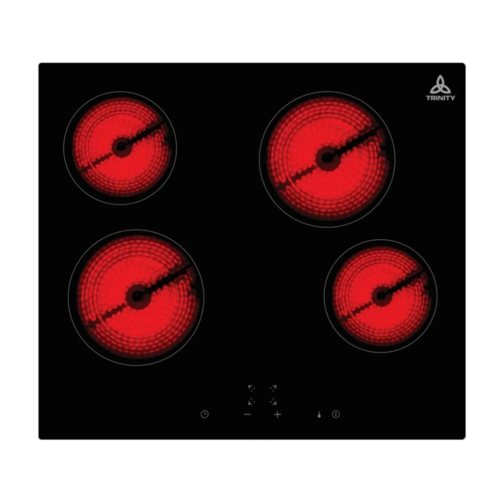 Trinity 60cm Ceramic Electric Cooktop Black TRC600