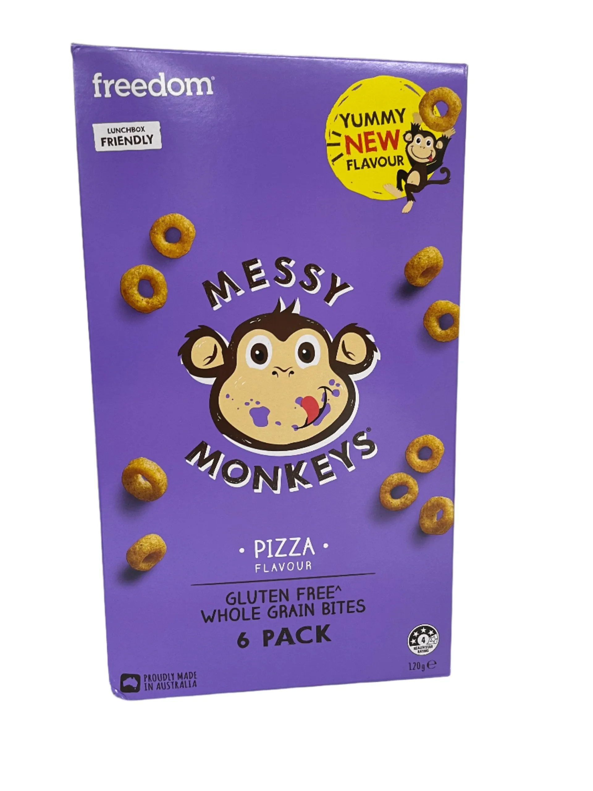 Messy Monkeys Bites Pizza 6pk