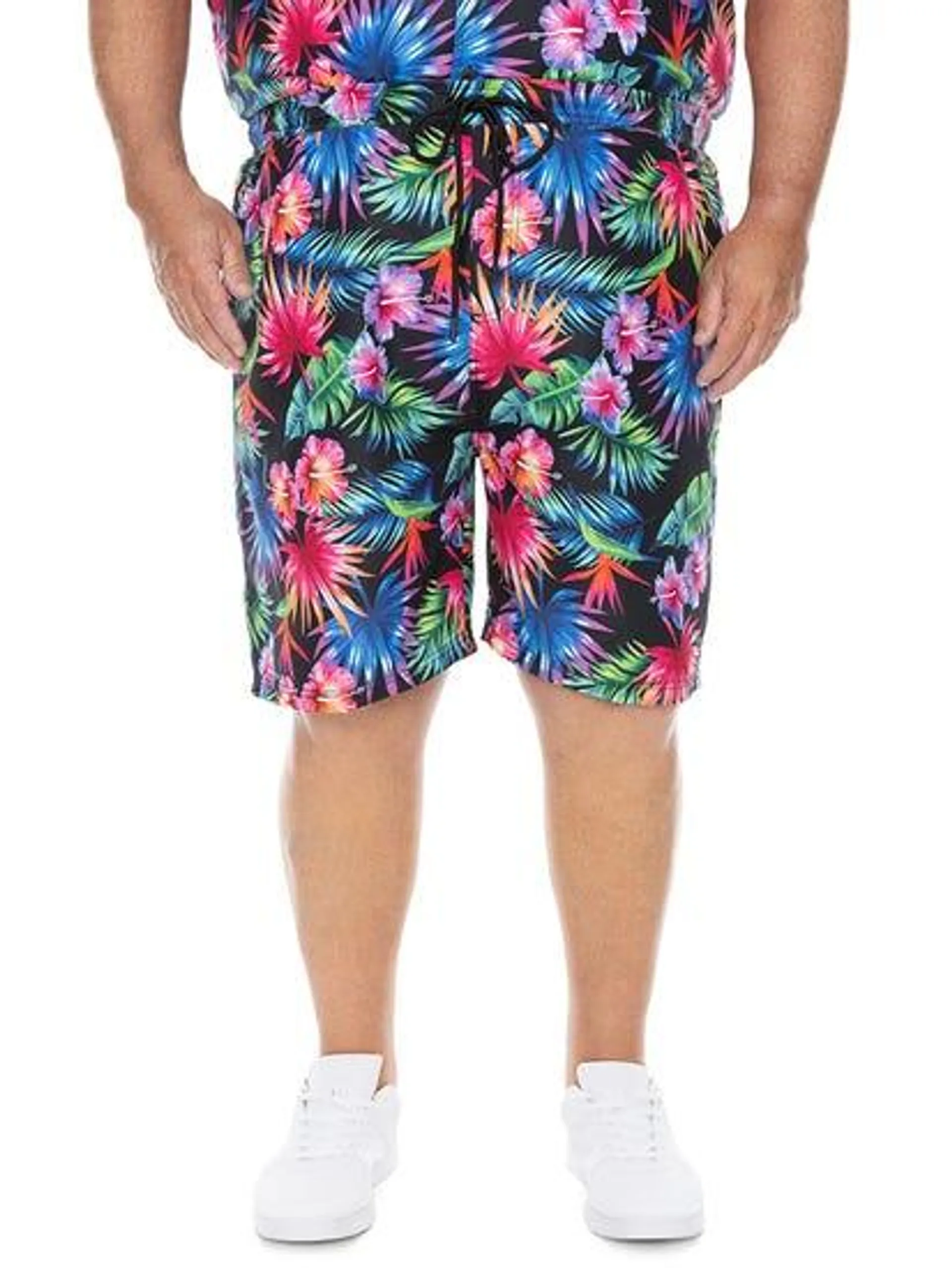 Big Mens Bright Tropical Shorts