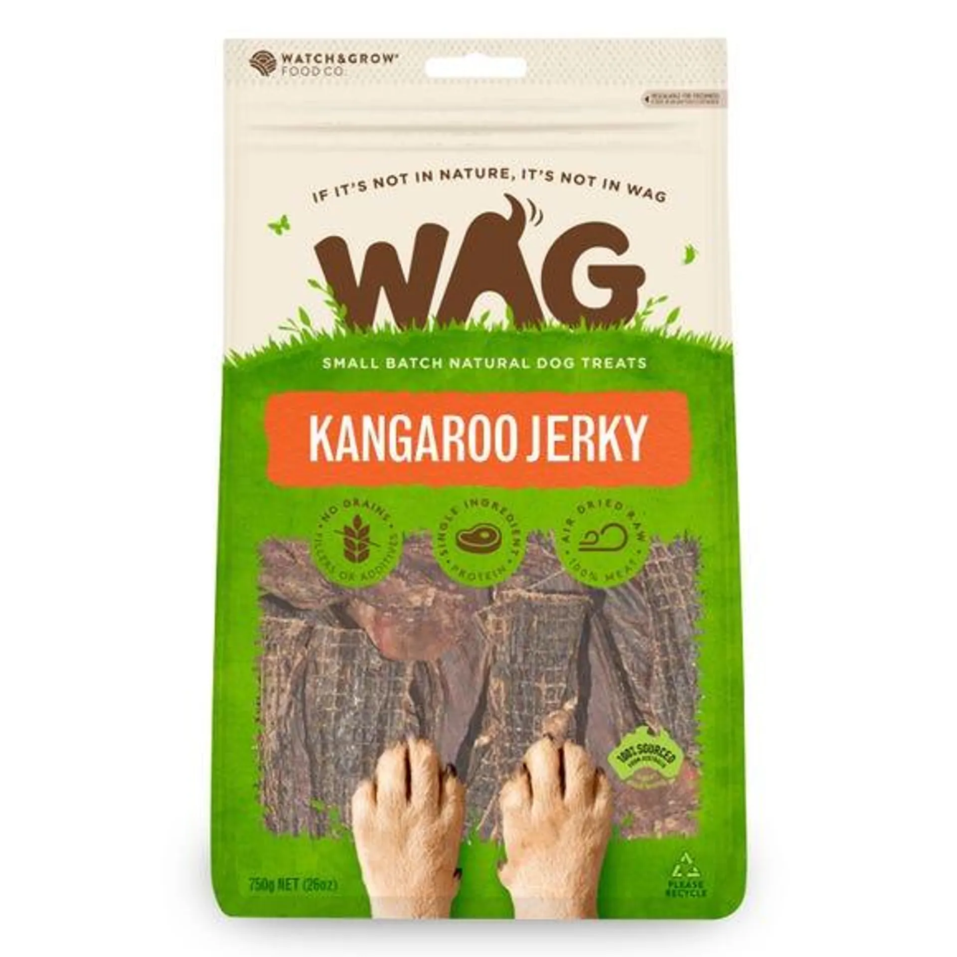 WAG Kangaroo Jerky 200g