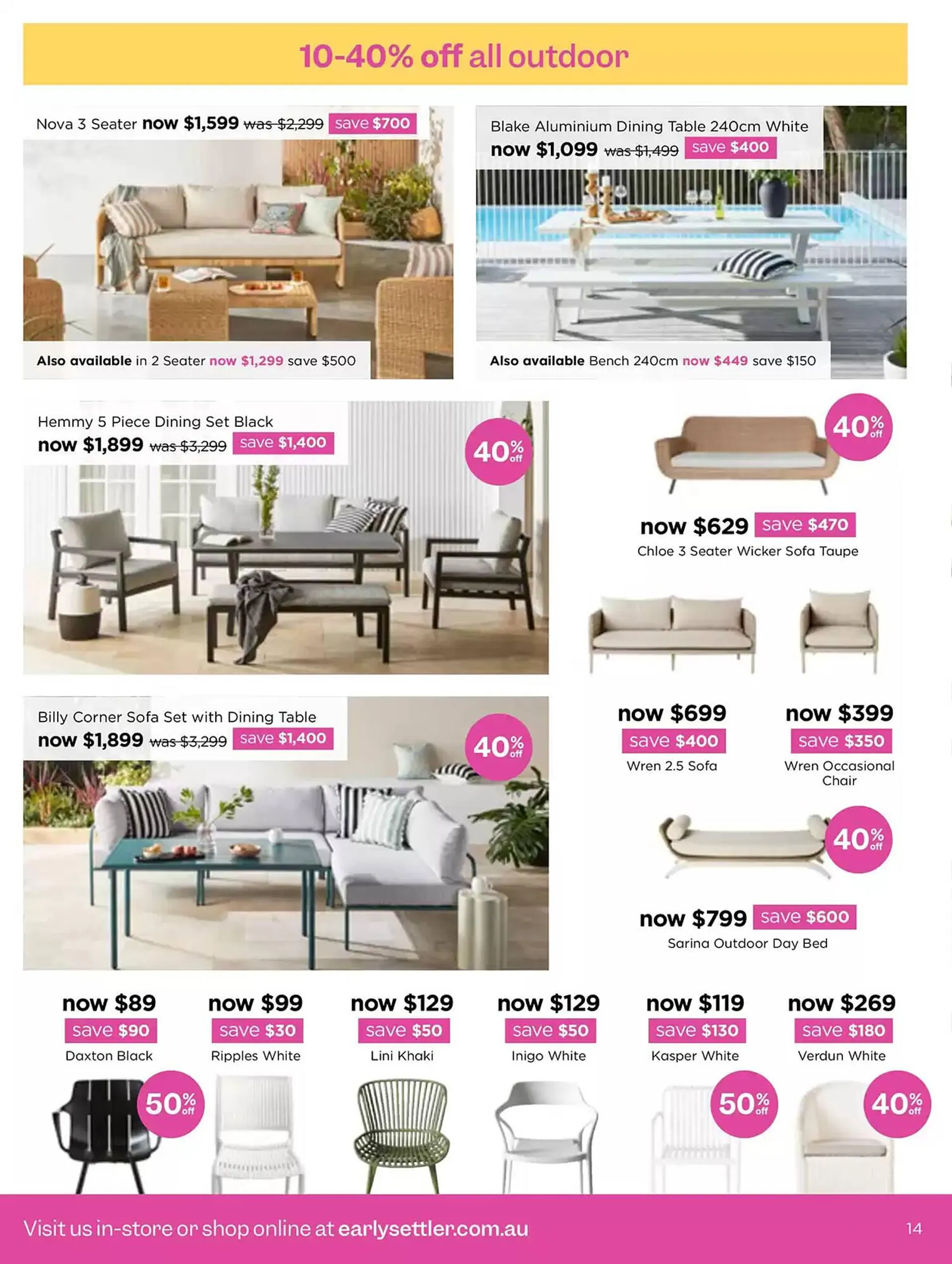 Early Settler catalogue - Catalogue valid from 16 April to 11 May 2025 - page 14
