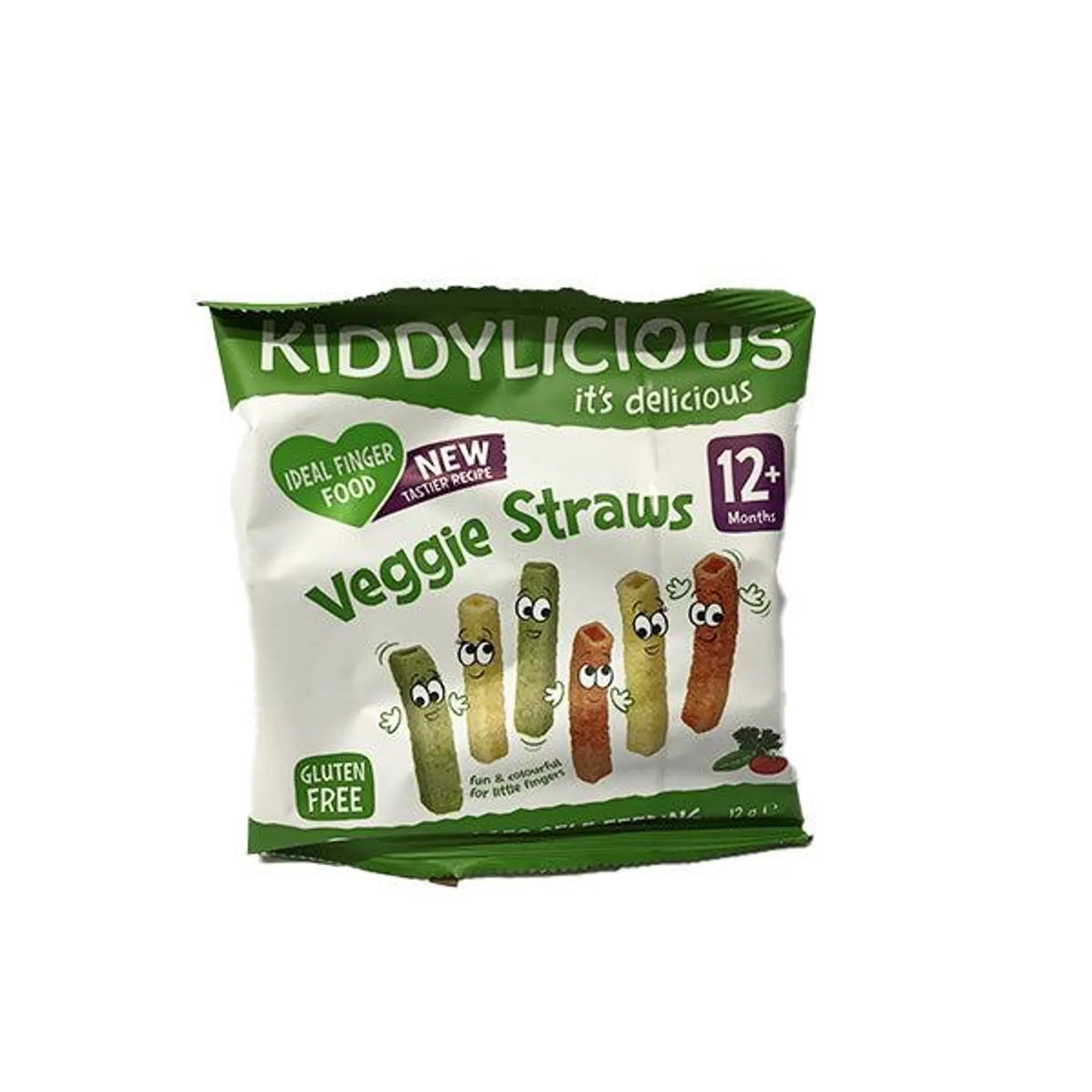 Box of 9 for $4 - Kiddylicious Veggie Straws 12g