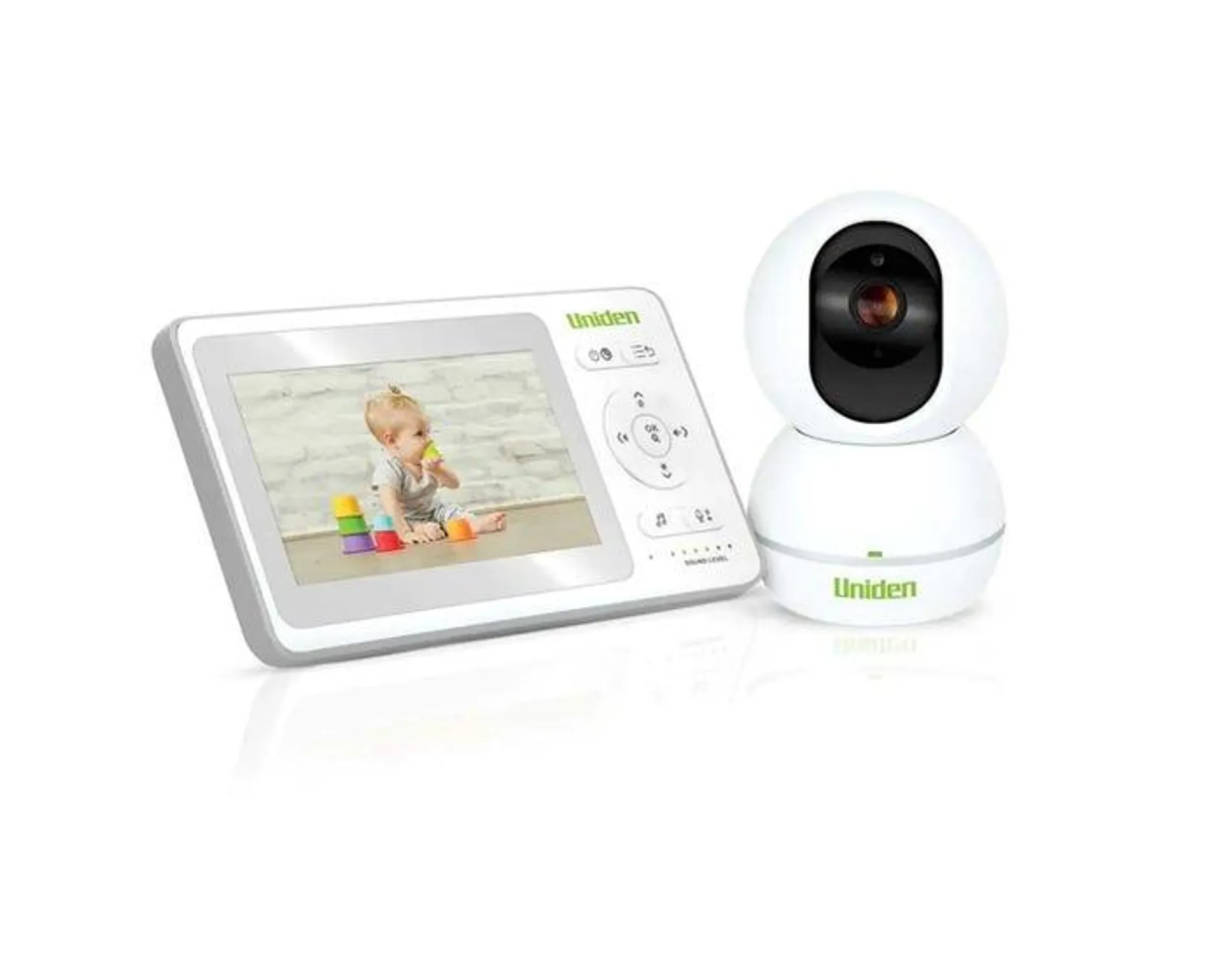 Uniden 4.3" Digital Wireless Baby Monitor Pan & Tilt Camera