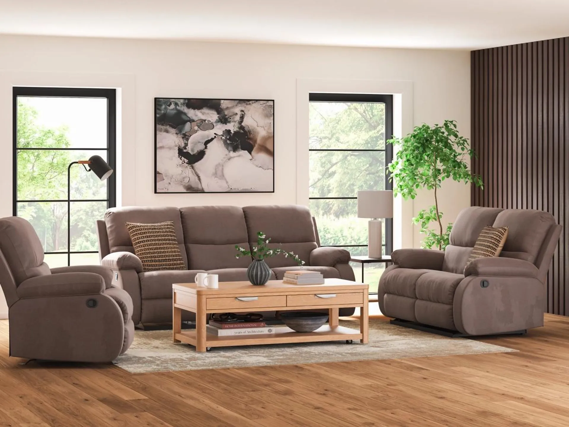 Scranto Sofa, Loveseat and Recliner