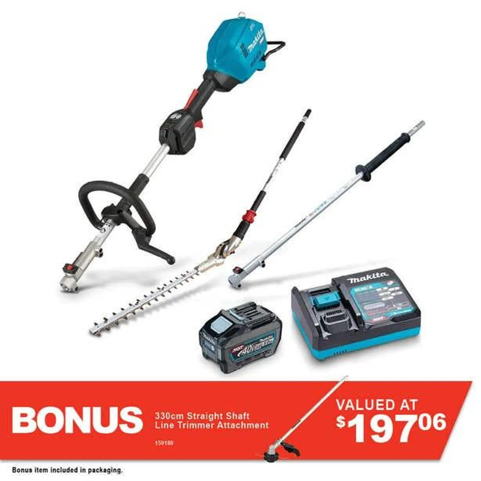 MAKITA 40V MAX XGT Brushless 3 Piece 1 x 5.0Ah Combo Kit UX01GT101-B